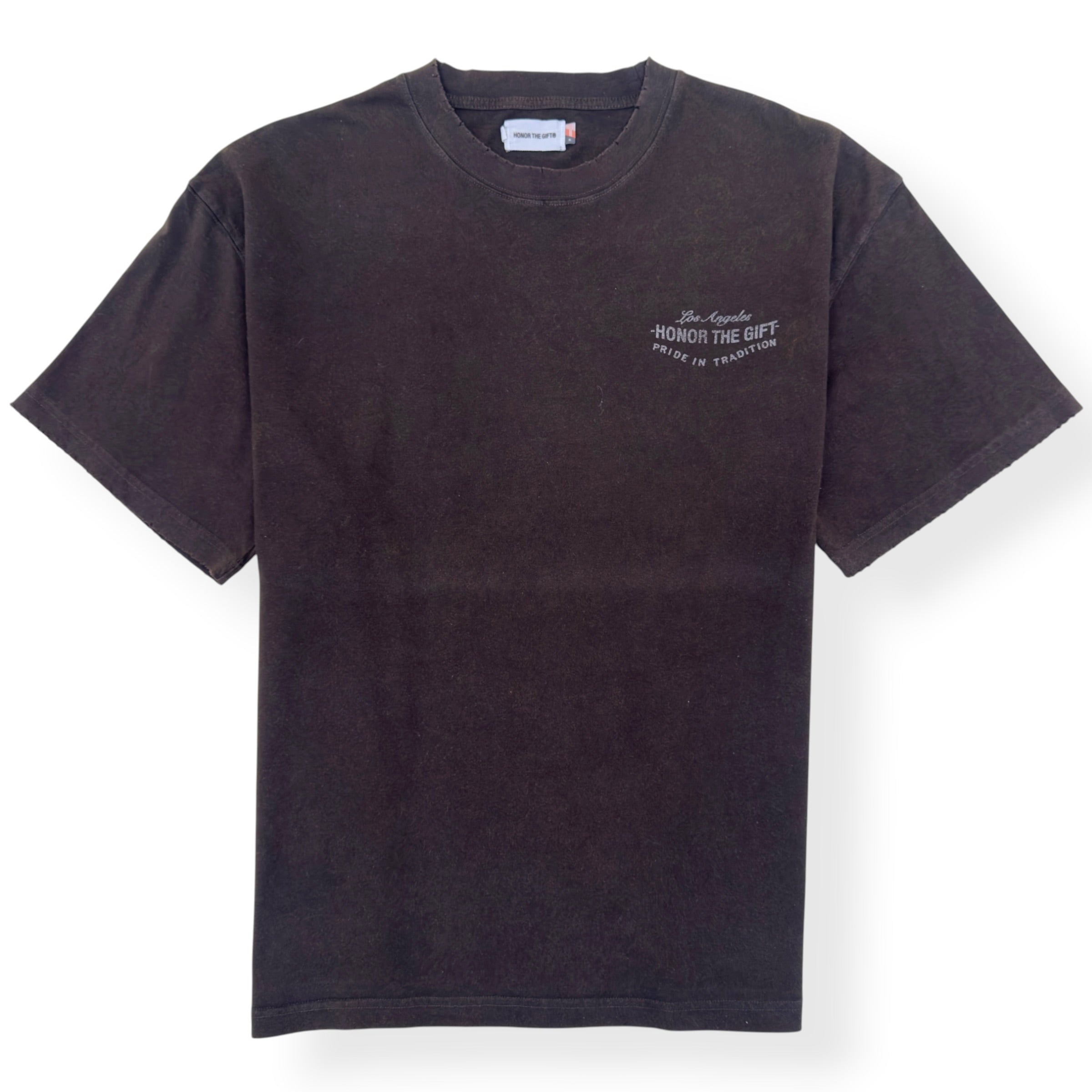 HONOR THE GIFT PRIDE IN TRADITION T-SHIRT BROWN L