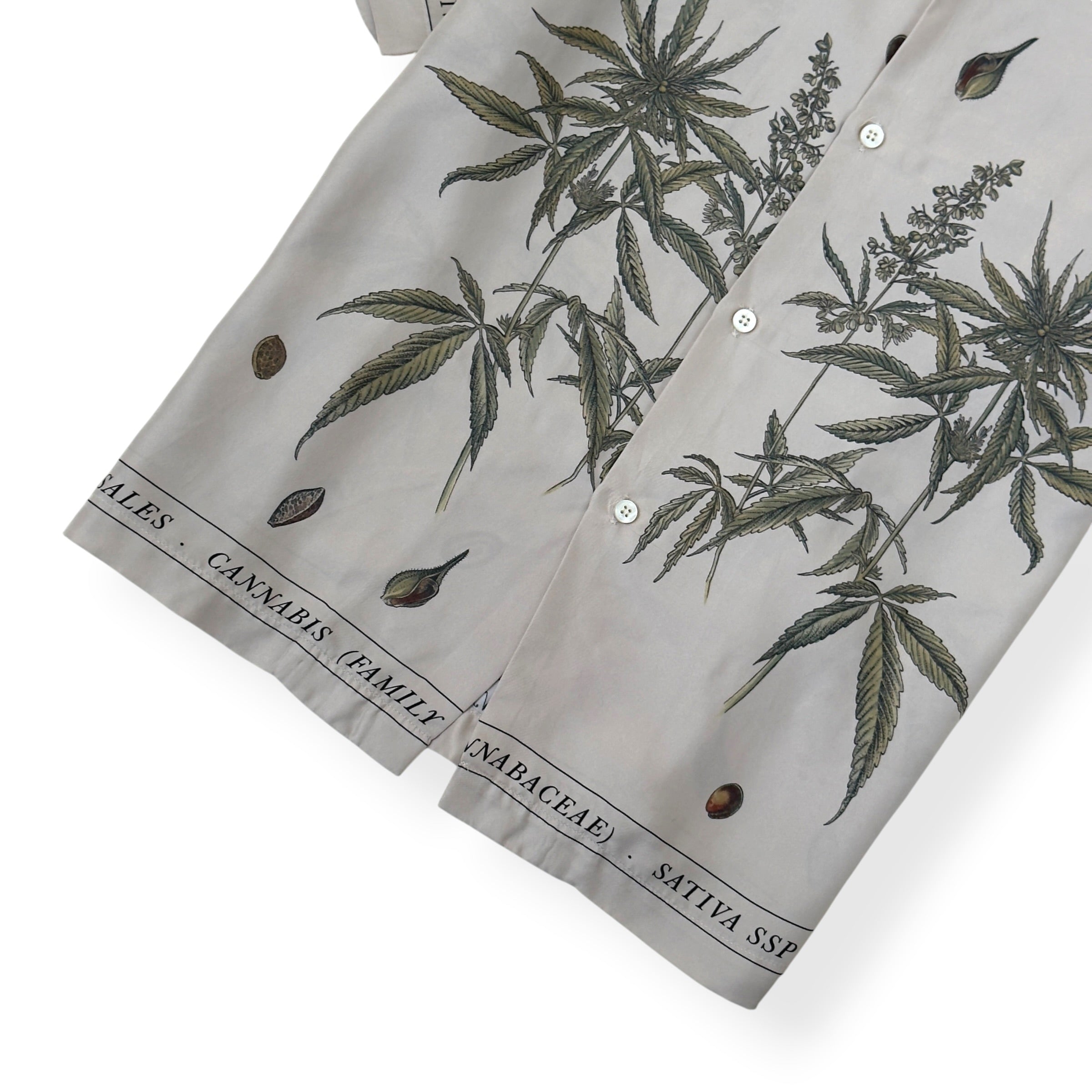 AMIRI BOTANICAL SILK SHIRT NATURAL L