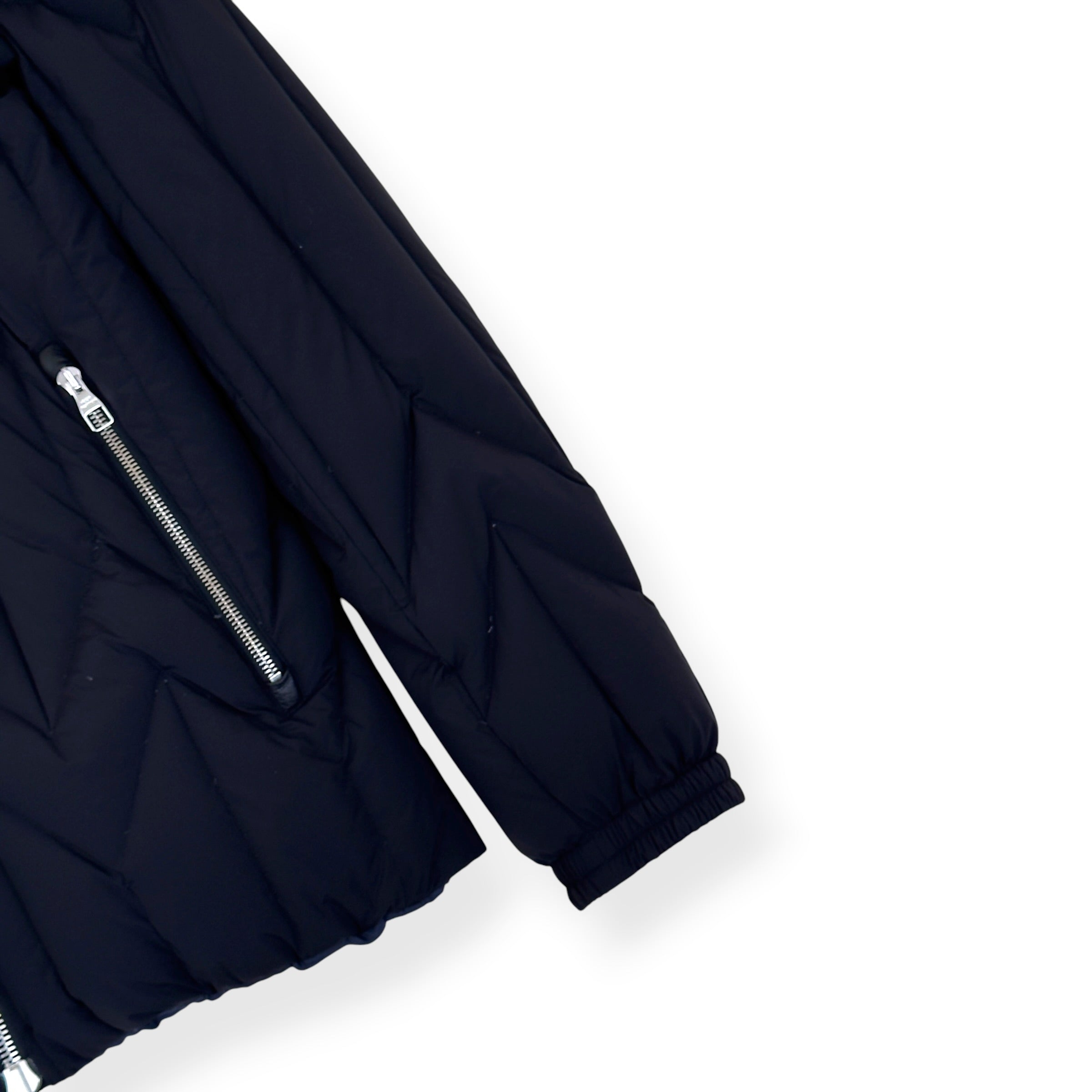 LOUIS VUITTON REVERSIBLE QUILTED DOWN BOMBER JACKET BLACK / NAVY 54 / XL