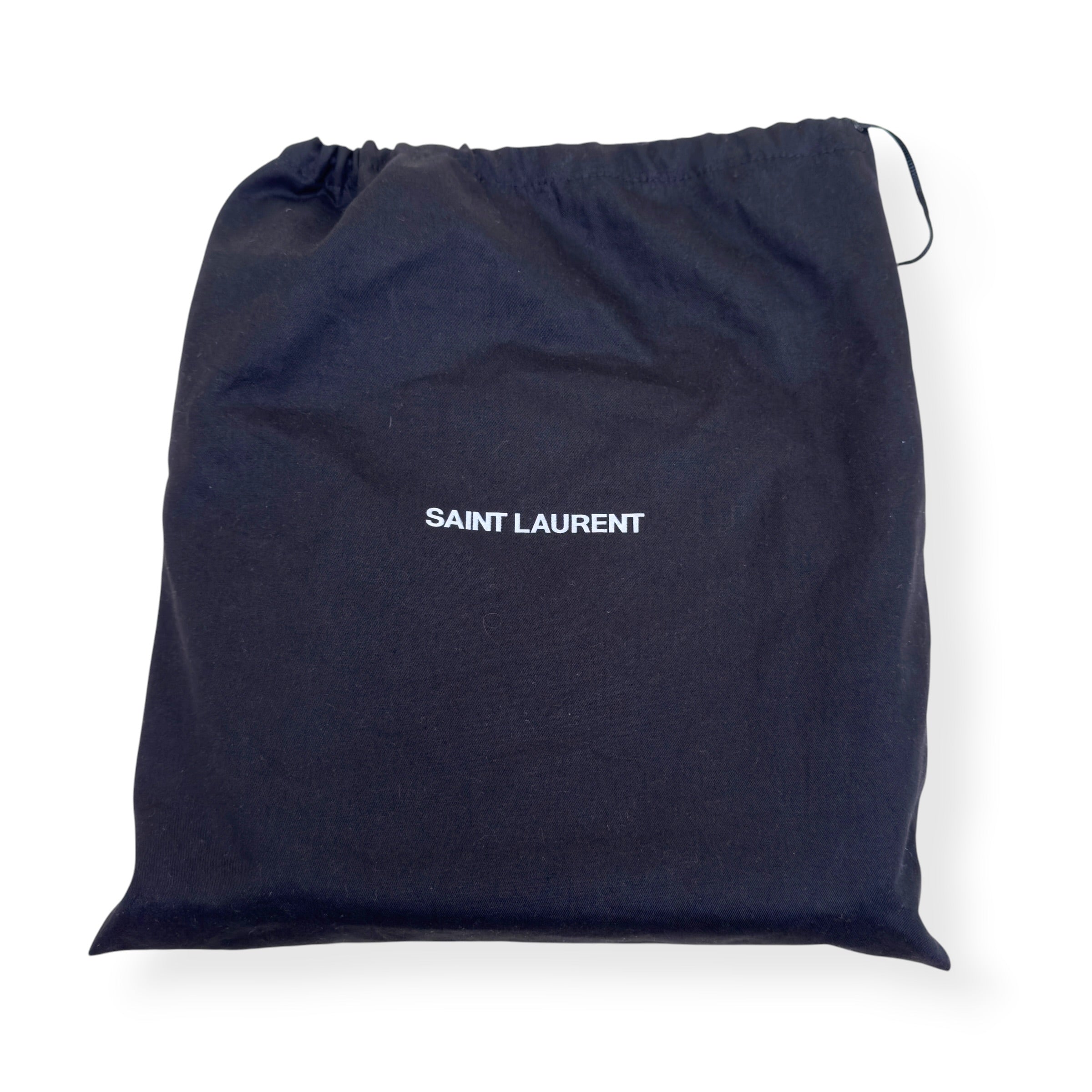 SAINT LAURENT LE 5 A 7 HOBO BAG BLACK