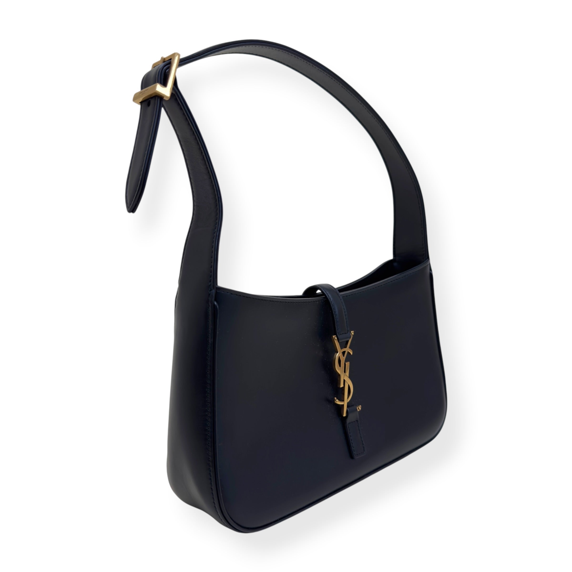 SAINT LAURENT LE 5 A 7 HOBO BAG BLACK