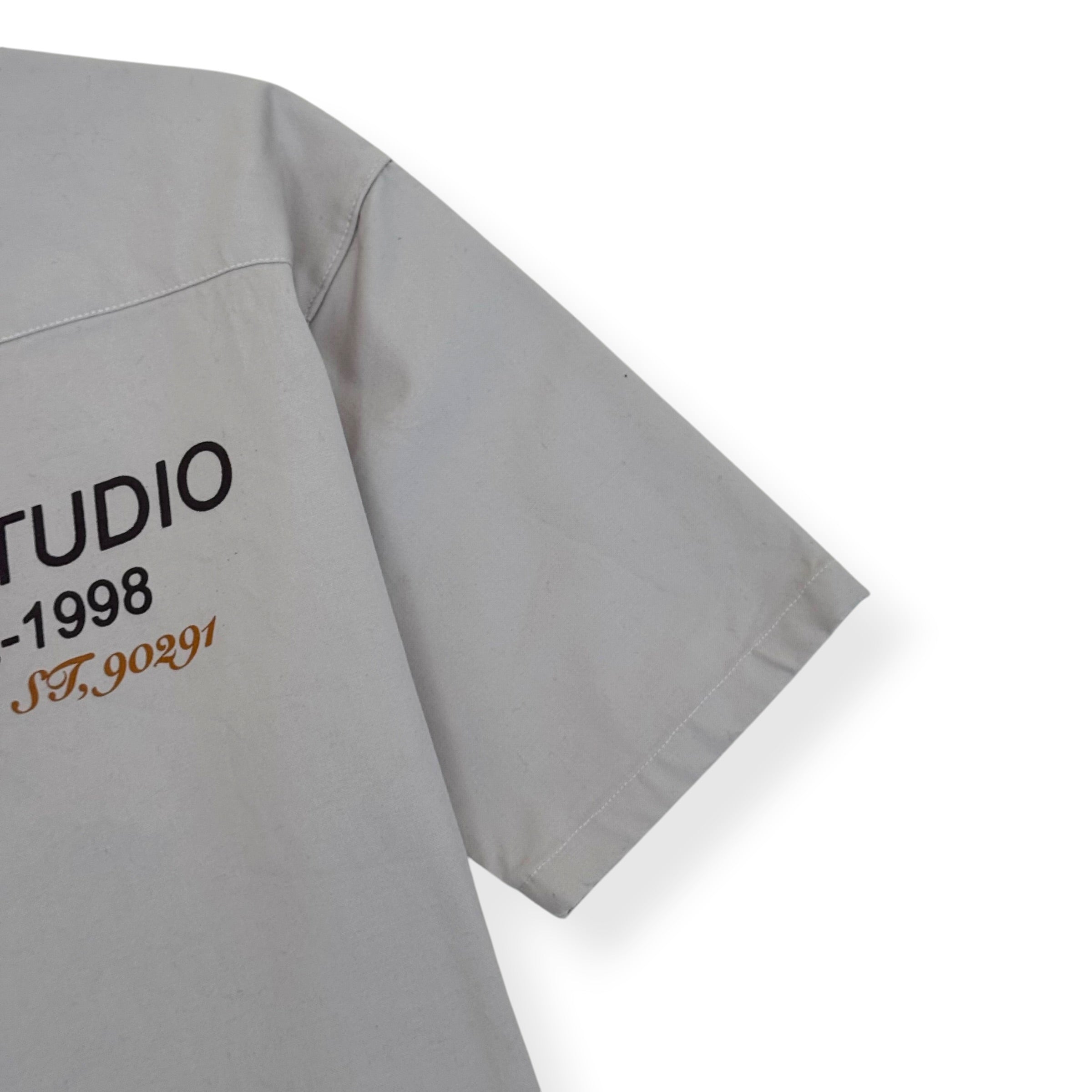 DI SANTI STUDIO CAMP COLLAR SHIRT ECRU S