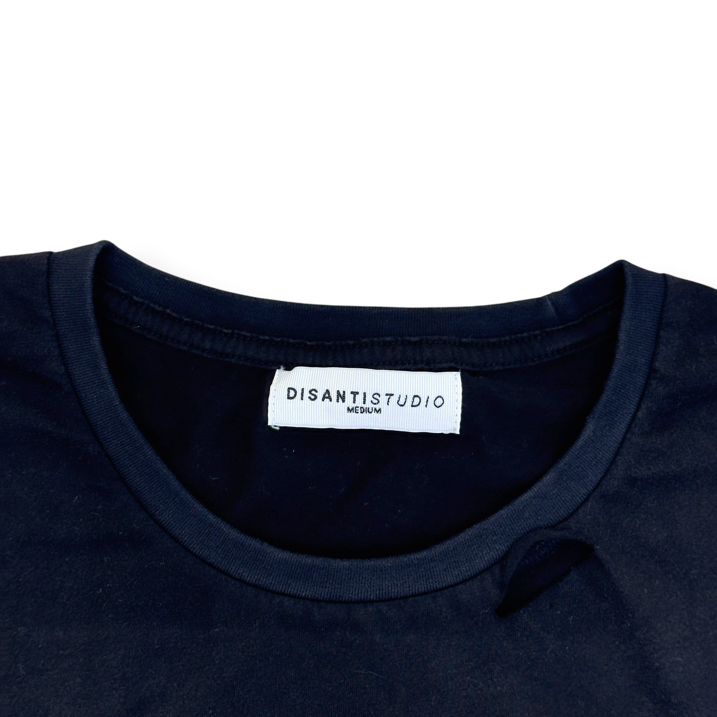 DI SANTI STUDIO SANT STUDIO CROPPED T-SHIRT BLACK M