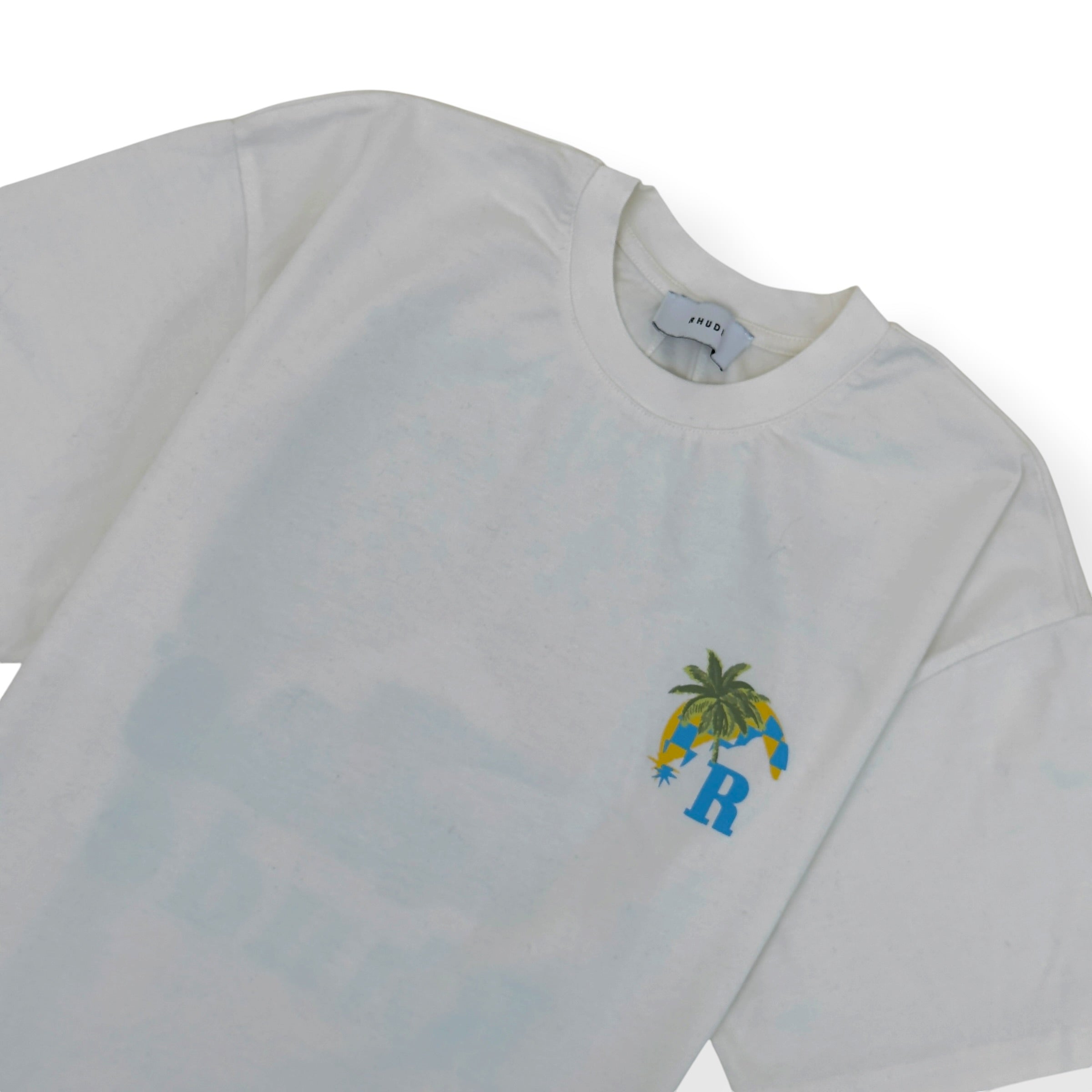 RHUDE GRAPHIC T-SHIRT WHITE M