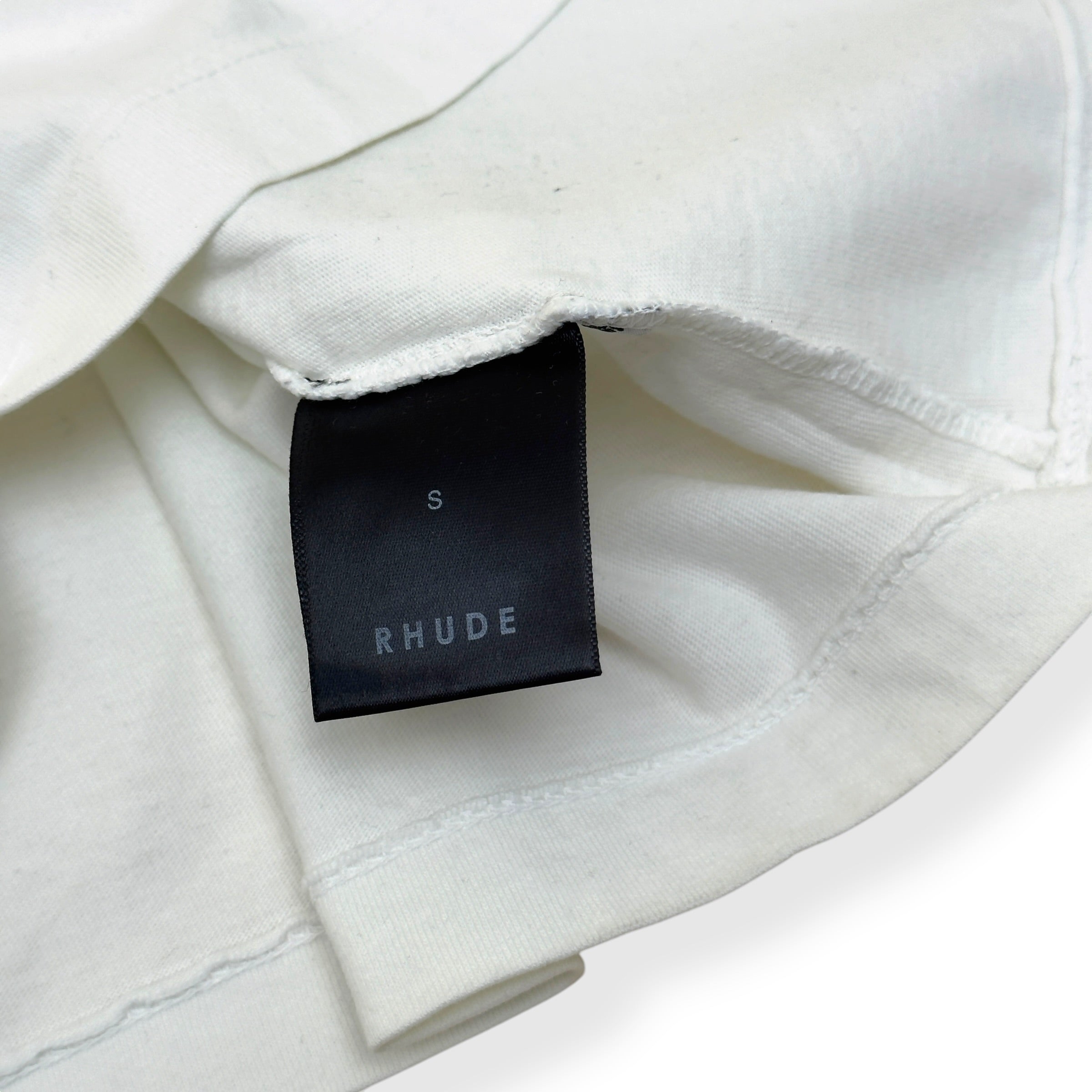 RHUDE MONACO T-SHIRT WHITE S