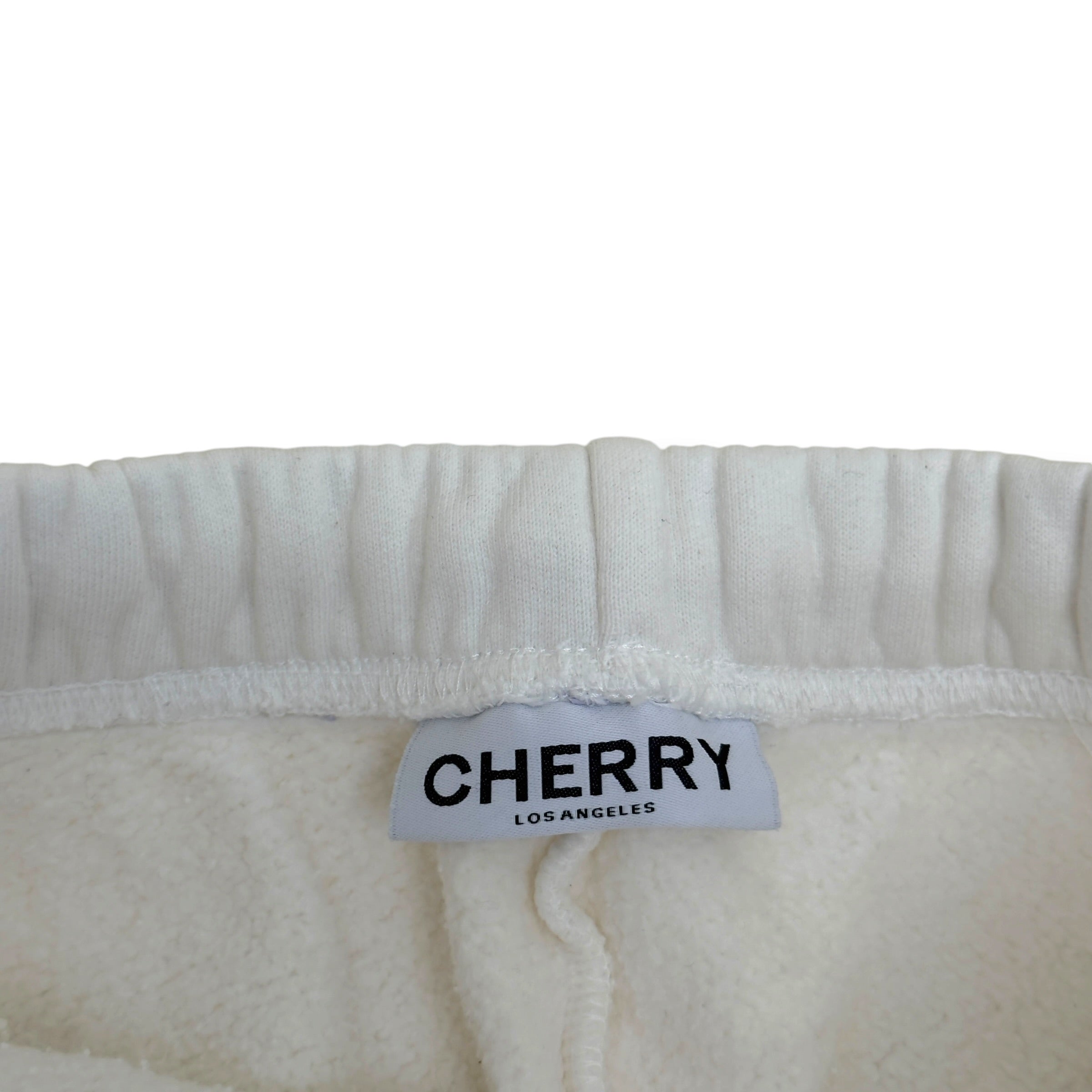 CHERRY LA SWEATPANTS WHITE S