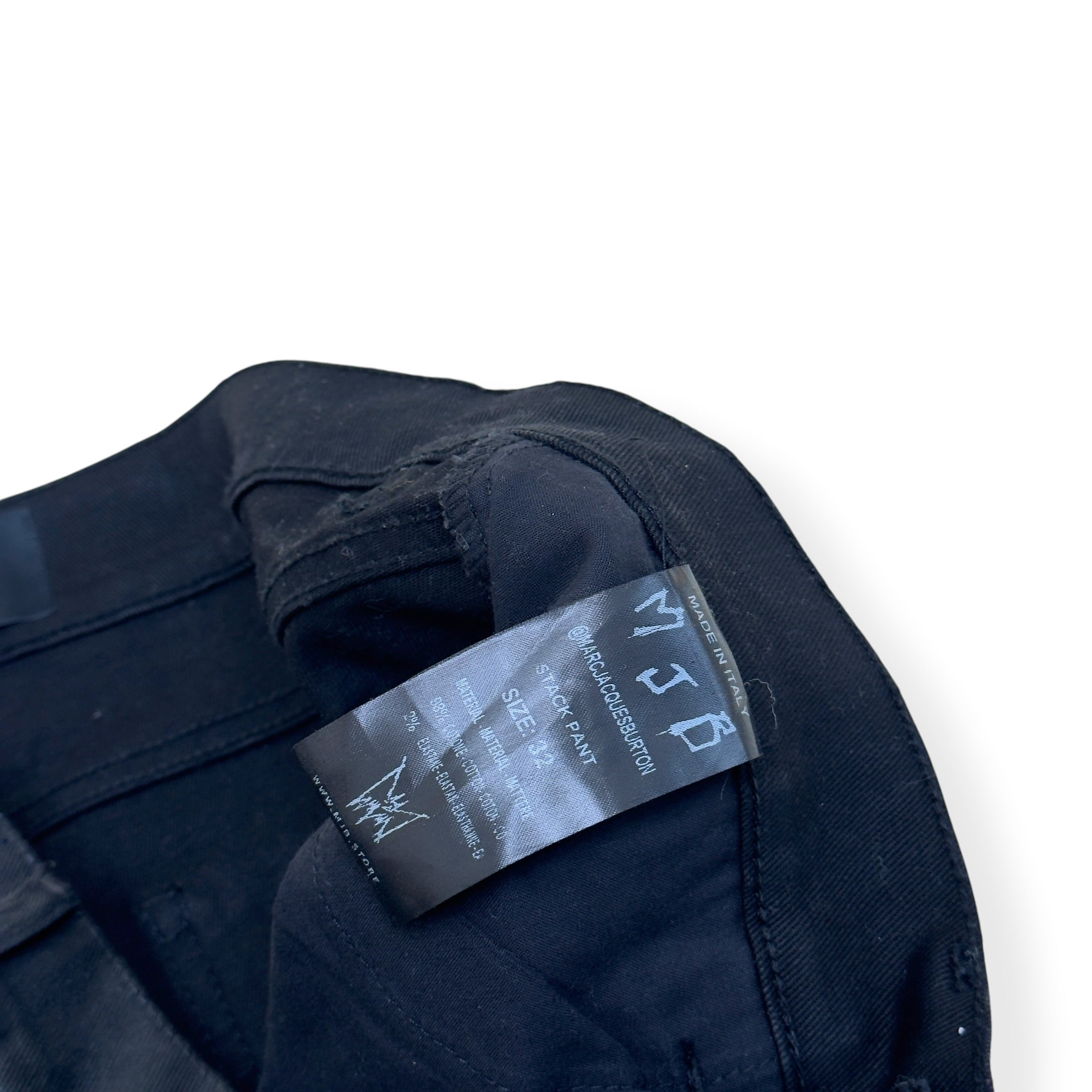 MARC JACQUES BURTON STACK PANT BLACK W32 / M