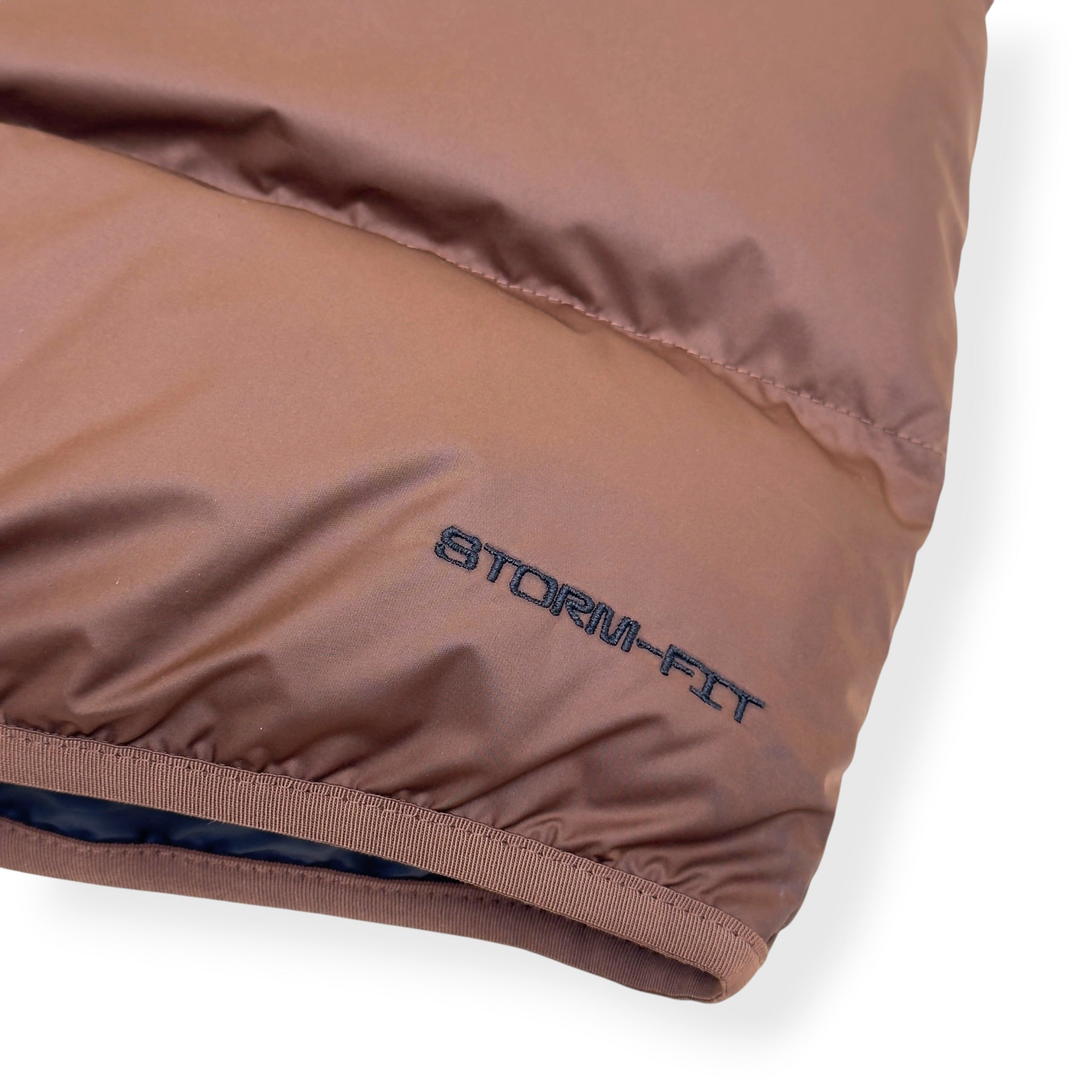 NIKE STORM-FIT WINDRUNNER PUFFER GILET BROWN M