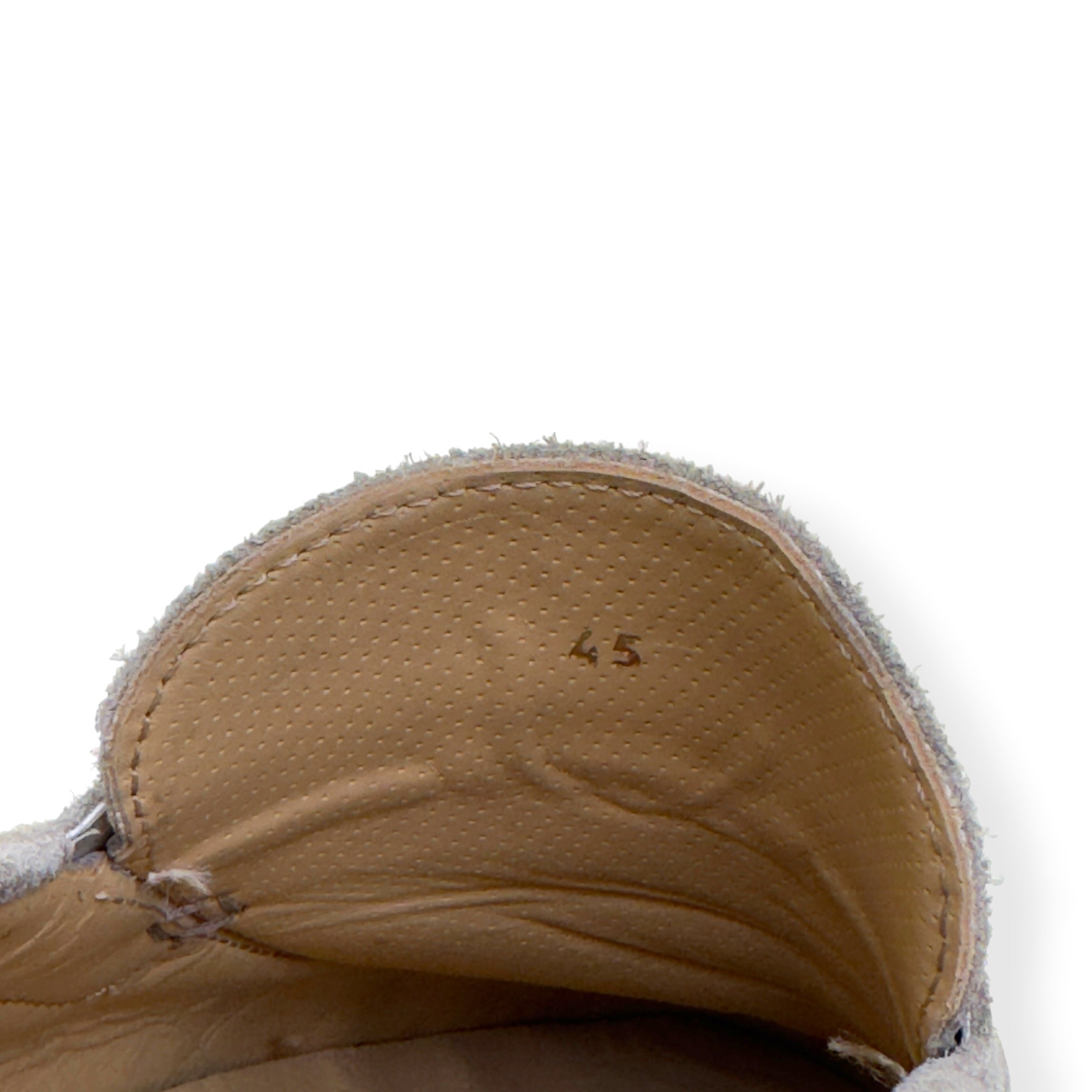 BRUNELLO CUCINELLI SUEDE TASSEL LOAFER SNEAKER TAUPE 45 / UK11