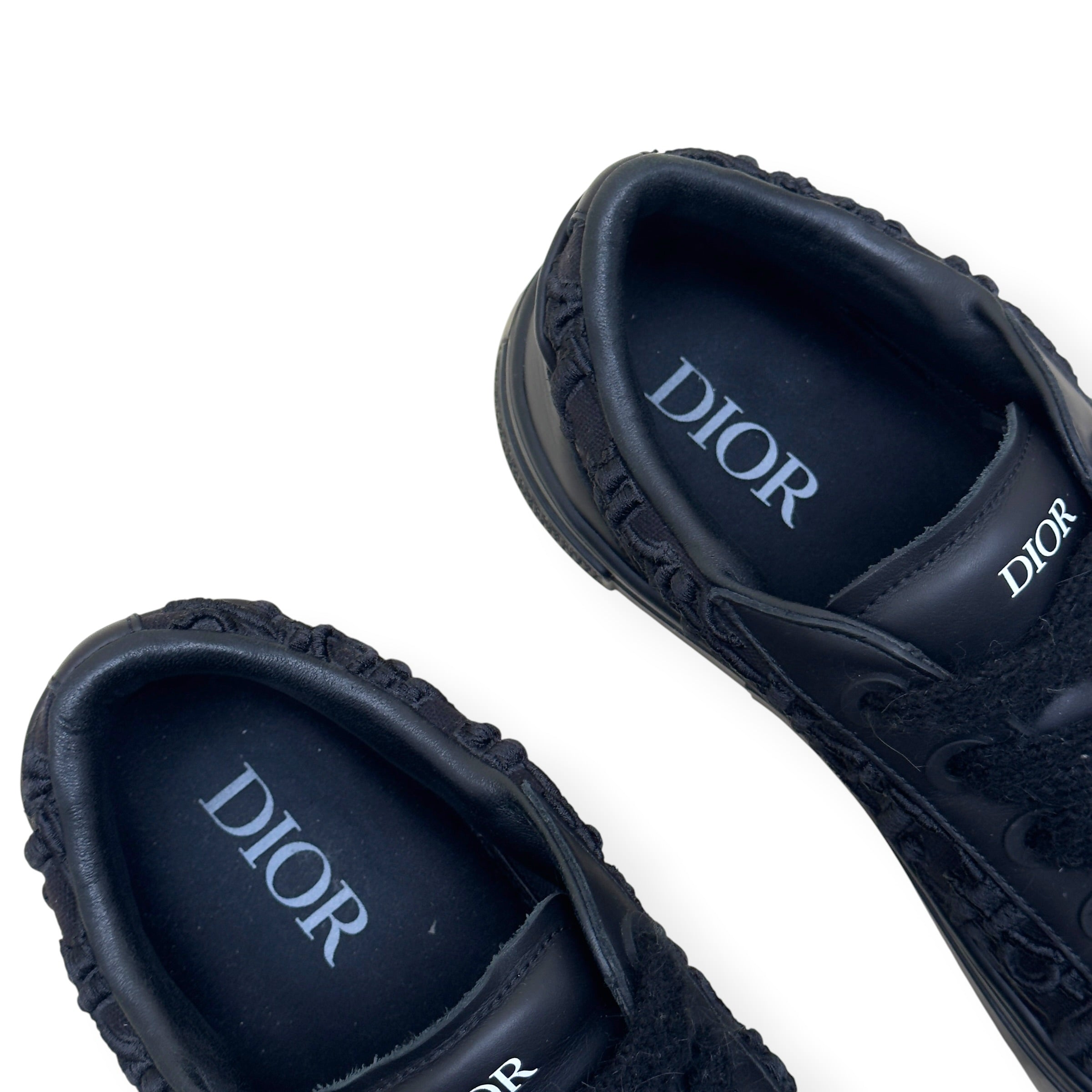 DIOR B33 LOW TOP OBLIQUE JACQUARD SNEAKER BLACK 45 / UK11