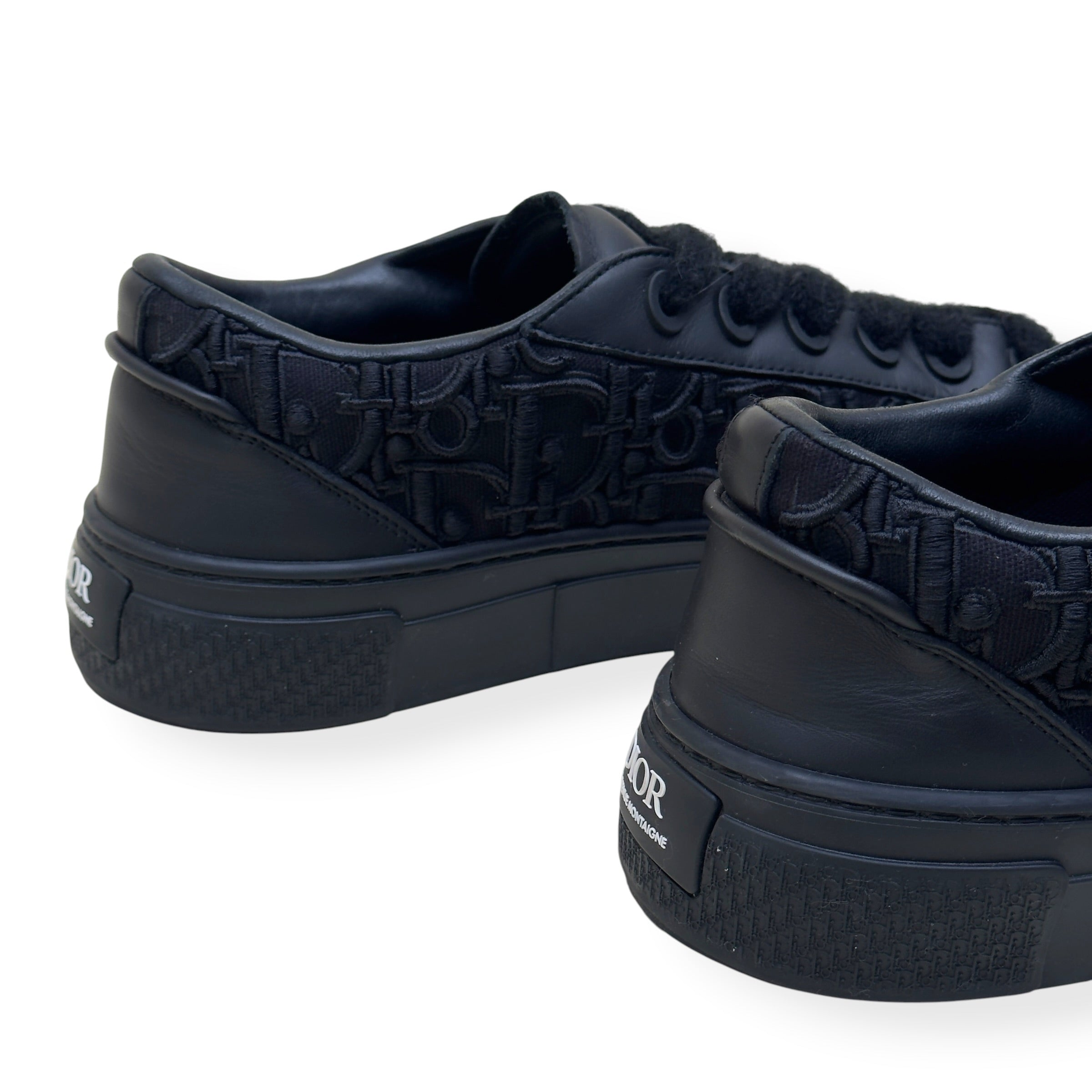 DIOR B33 LOW TOP OBLIQUE JACQUARD SNEAKER BLACK 45 / UK11