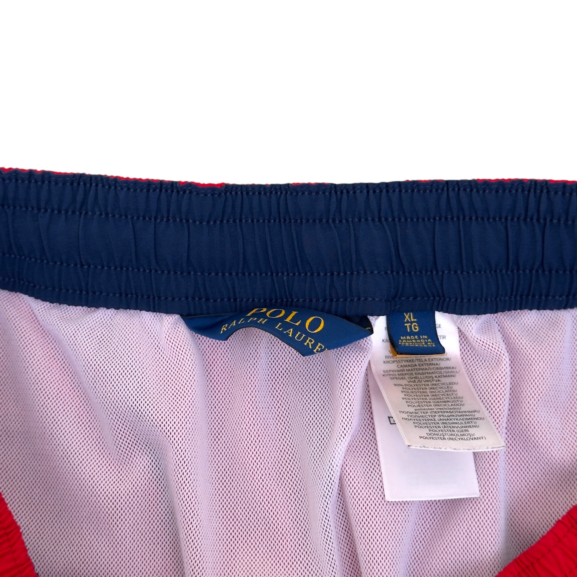 POLO RALPH LAUREN SWIM SHORTS RED XL