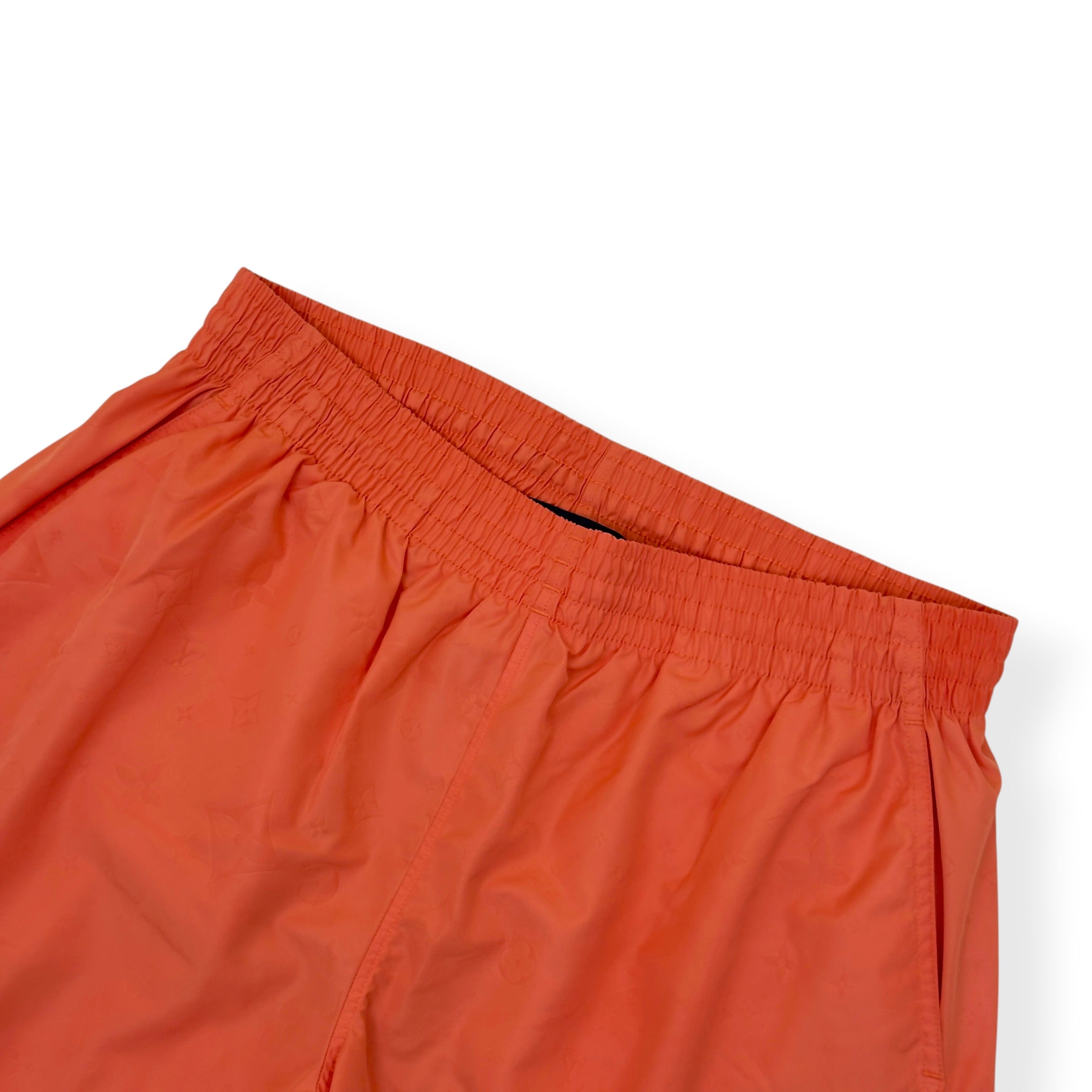 LOUIS VUITTON MONOGRAM SWIM SHORTS ORANGE XL