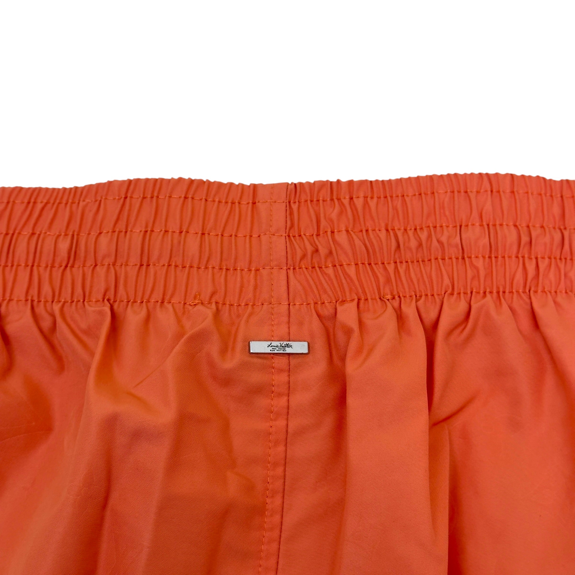 LOUIS VUITTON MONOGRAM SWIM SHORTS ORANGE XL