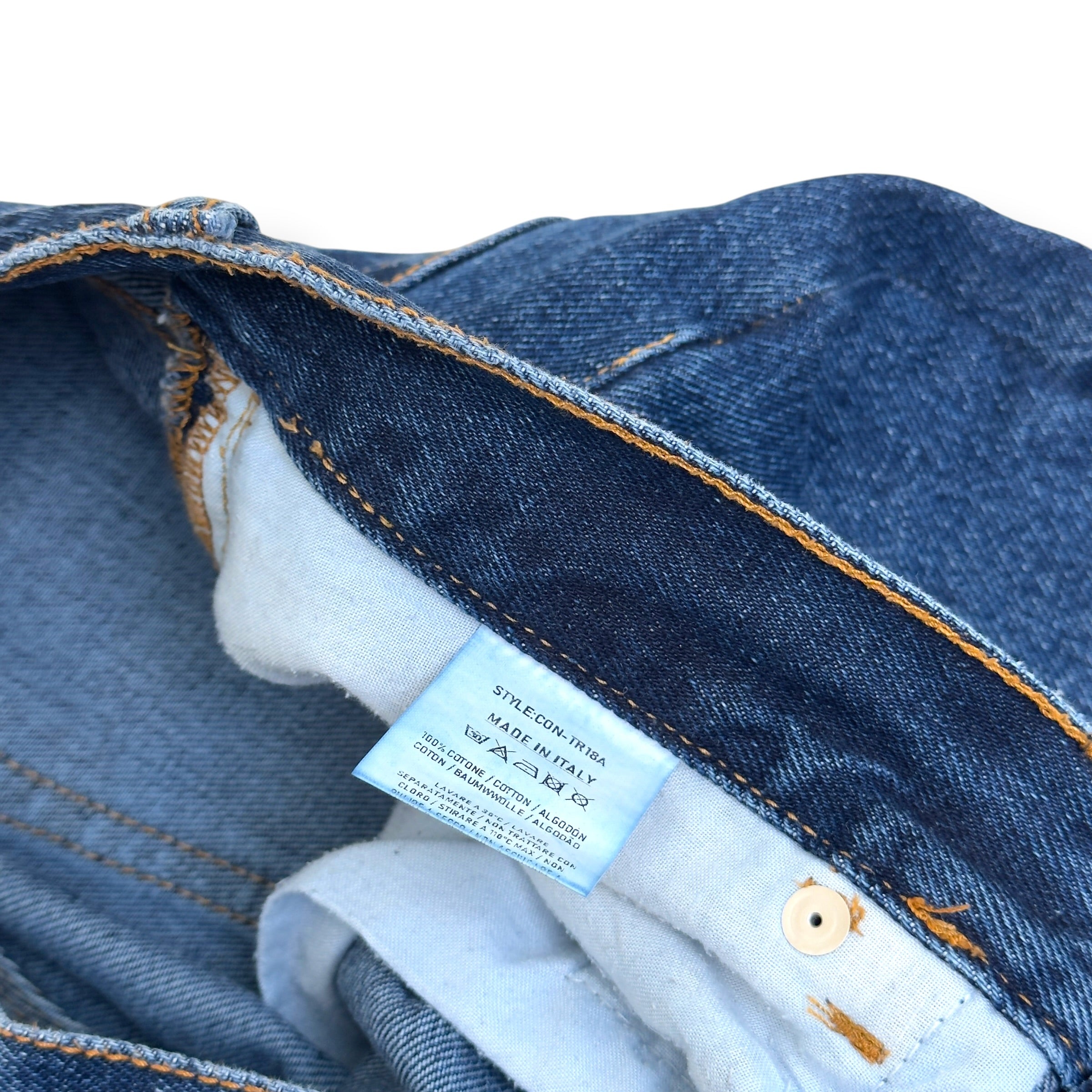 THOM SWEENEY DENIM EASY FIT JEANS BLUE 32 / M