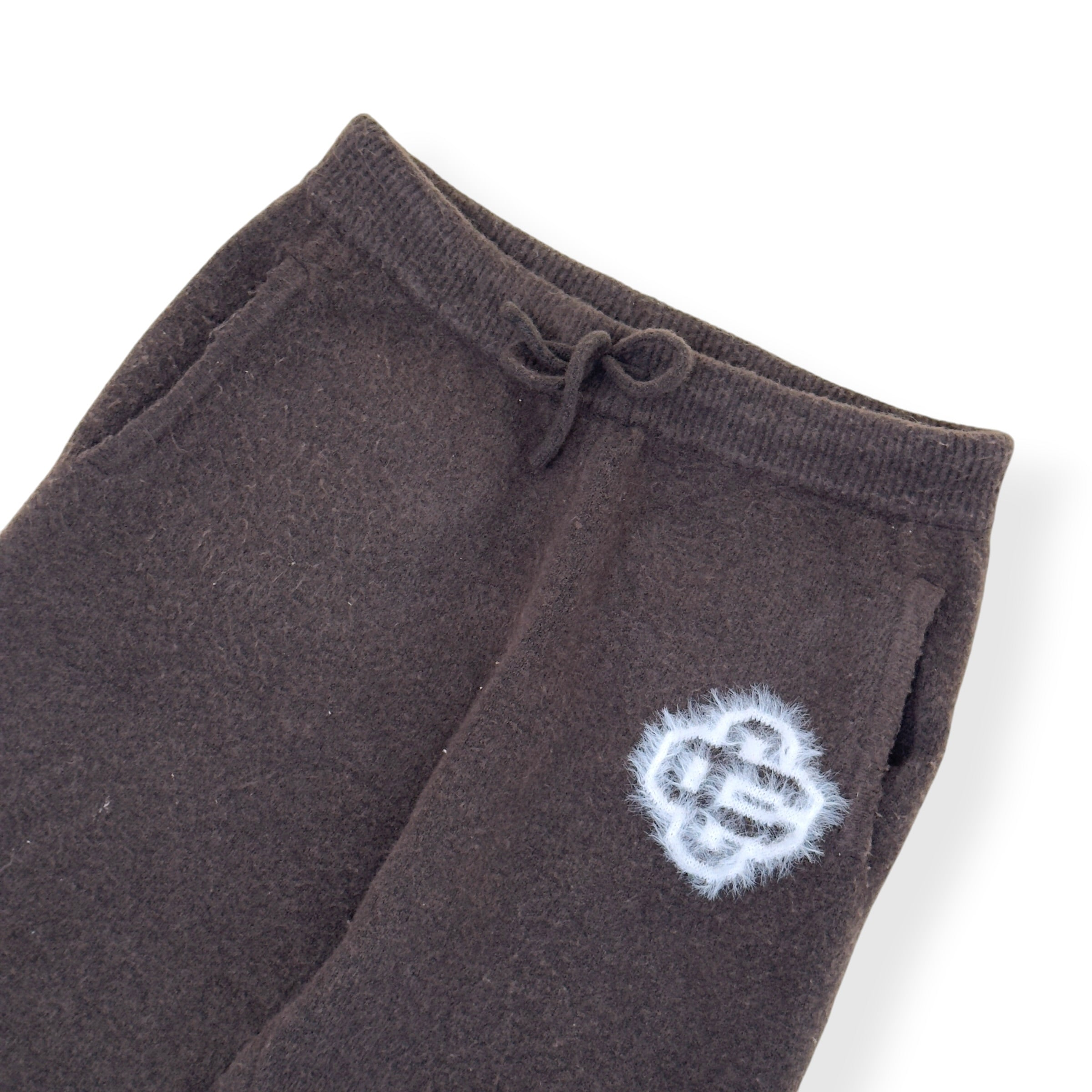 THE COUTURE CLUB FLUFFY JOGGERS BROWN XL
