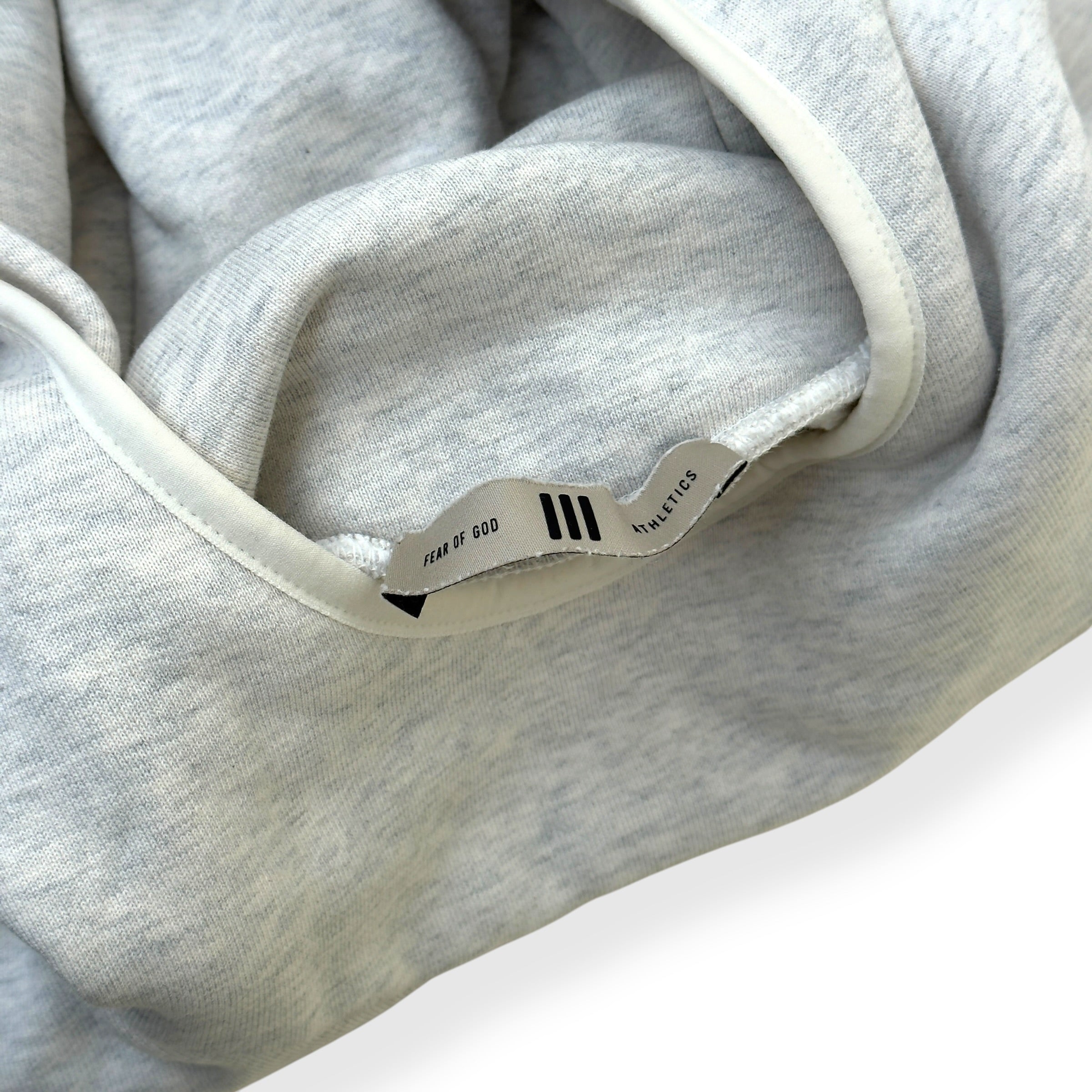 FEAR OF GOD X ADIDAS ATHLETIC HOODIE LIGHT GREY L