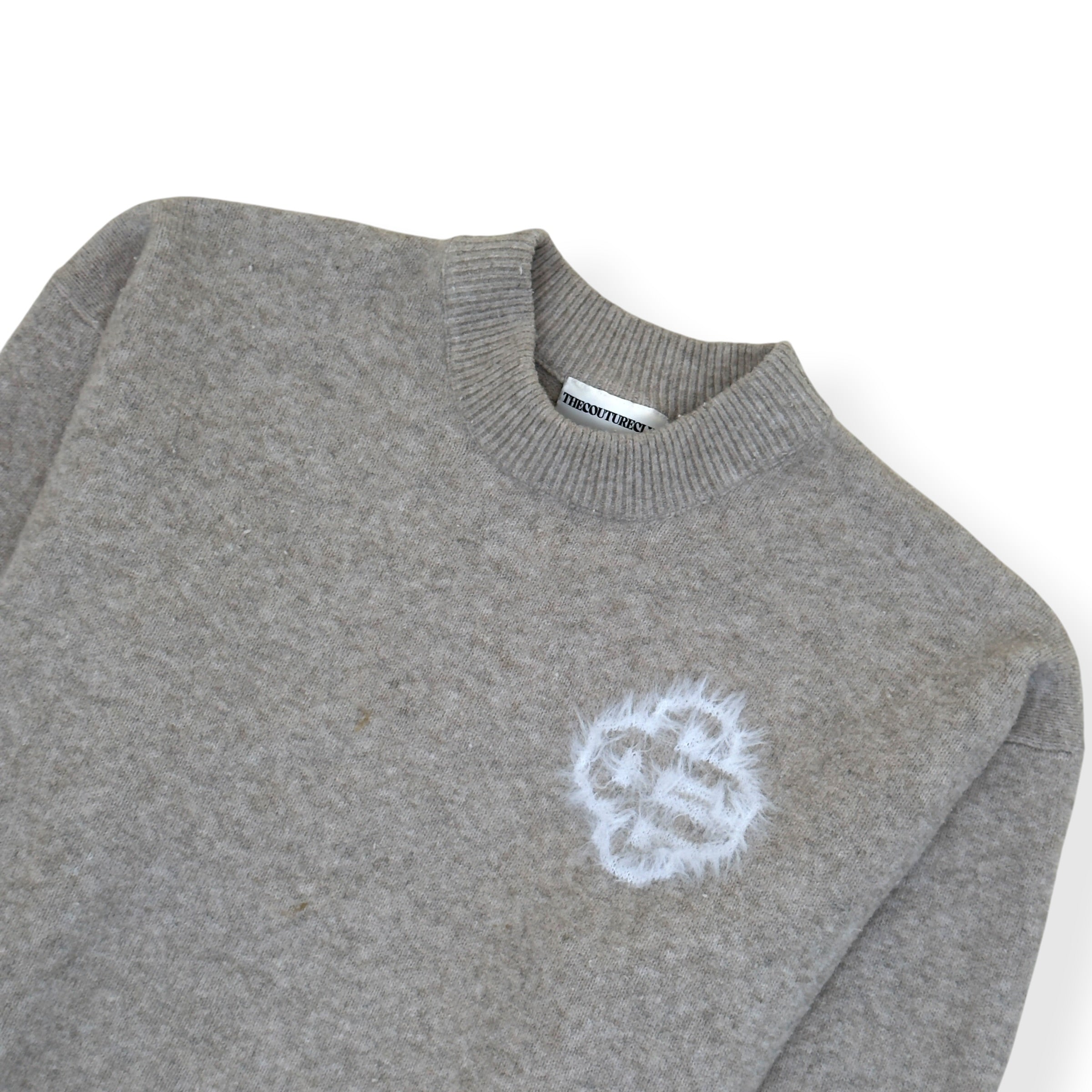 THE COUTURE CLUB FLUFFY SWEATSHIRT GREY XL