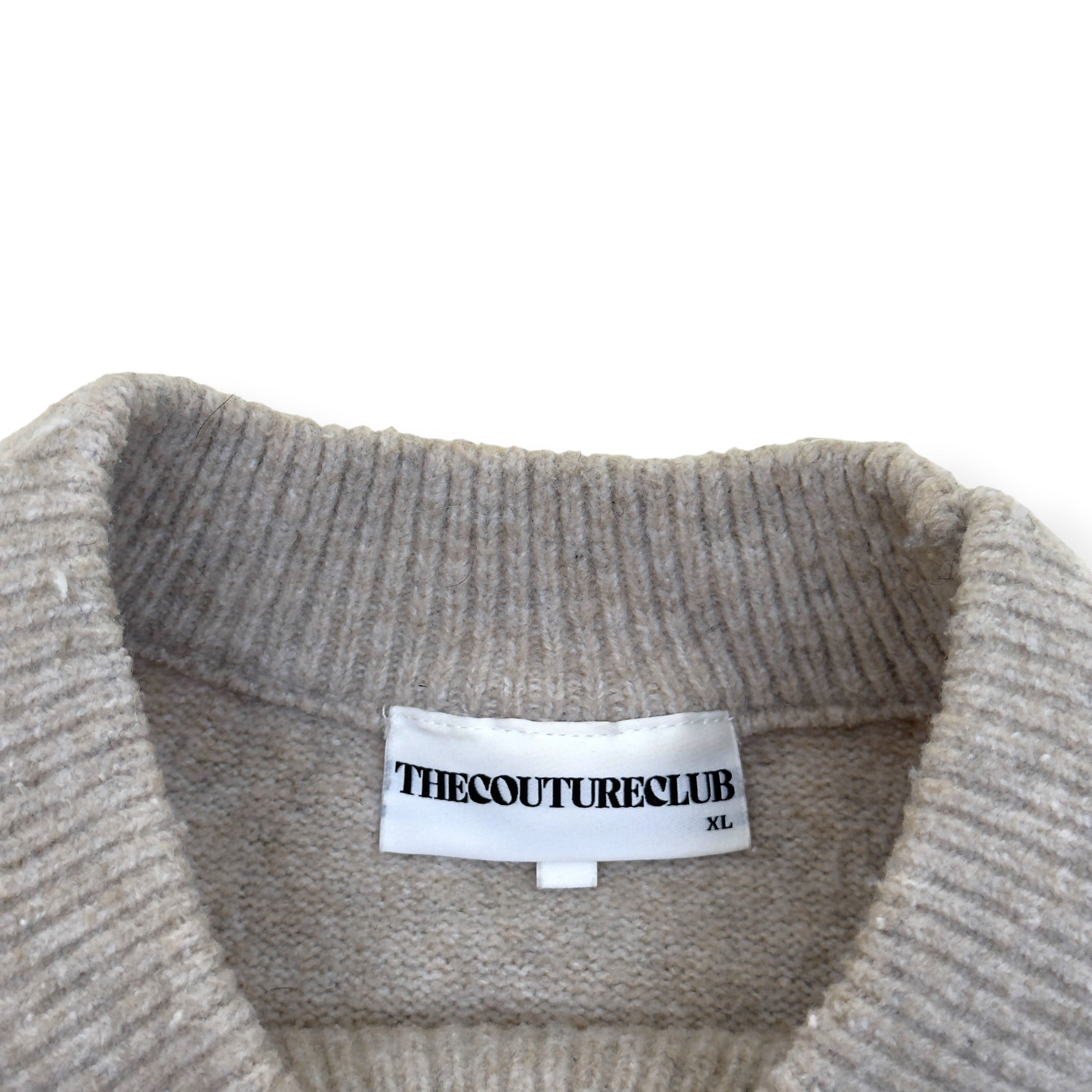 THE COUTURE CLUB FLUFFY SWEATSHIRT GREY XL