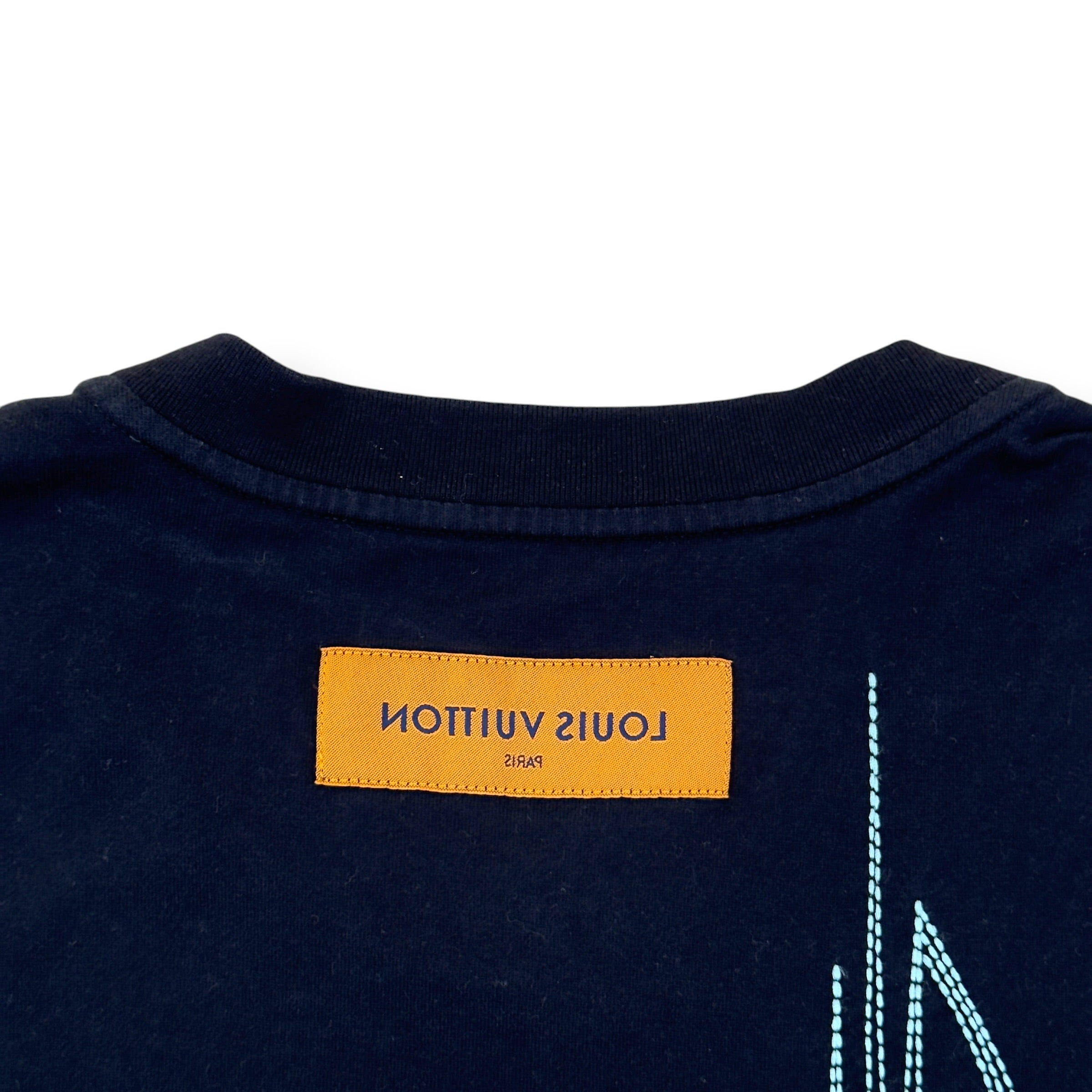 LOUIS VUITTON FREQUENCY T-SHIRT BLACK XXL