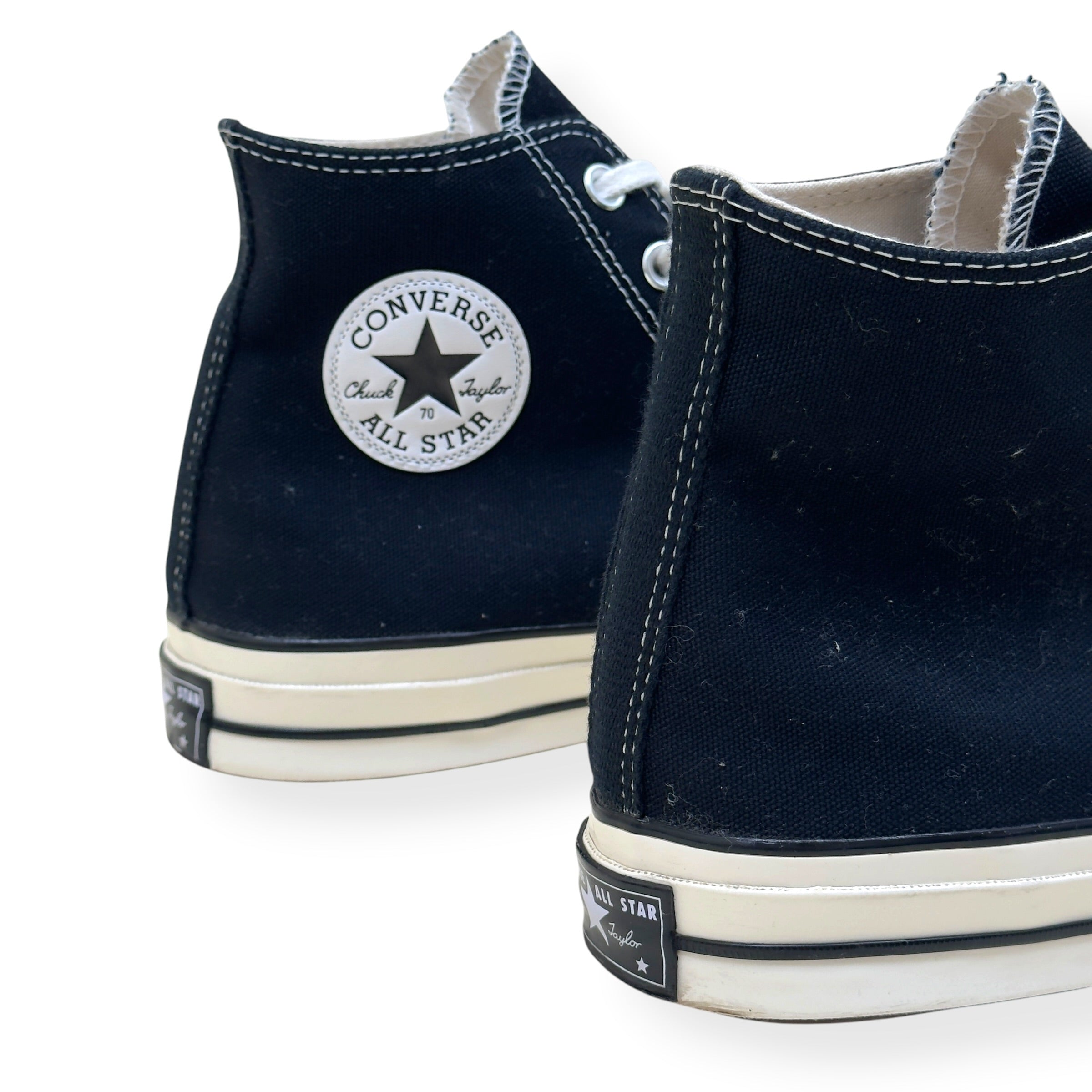 CONVERSE CHUCK TAYLOR ALL STAR 70 HIGH TOP SNEAKER BLACK / WHITE UK10