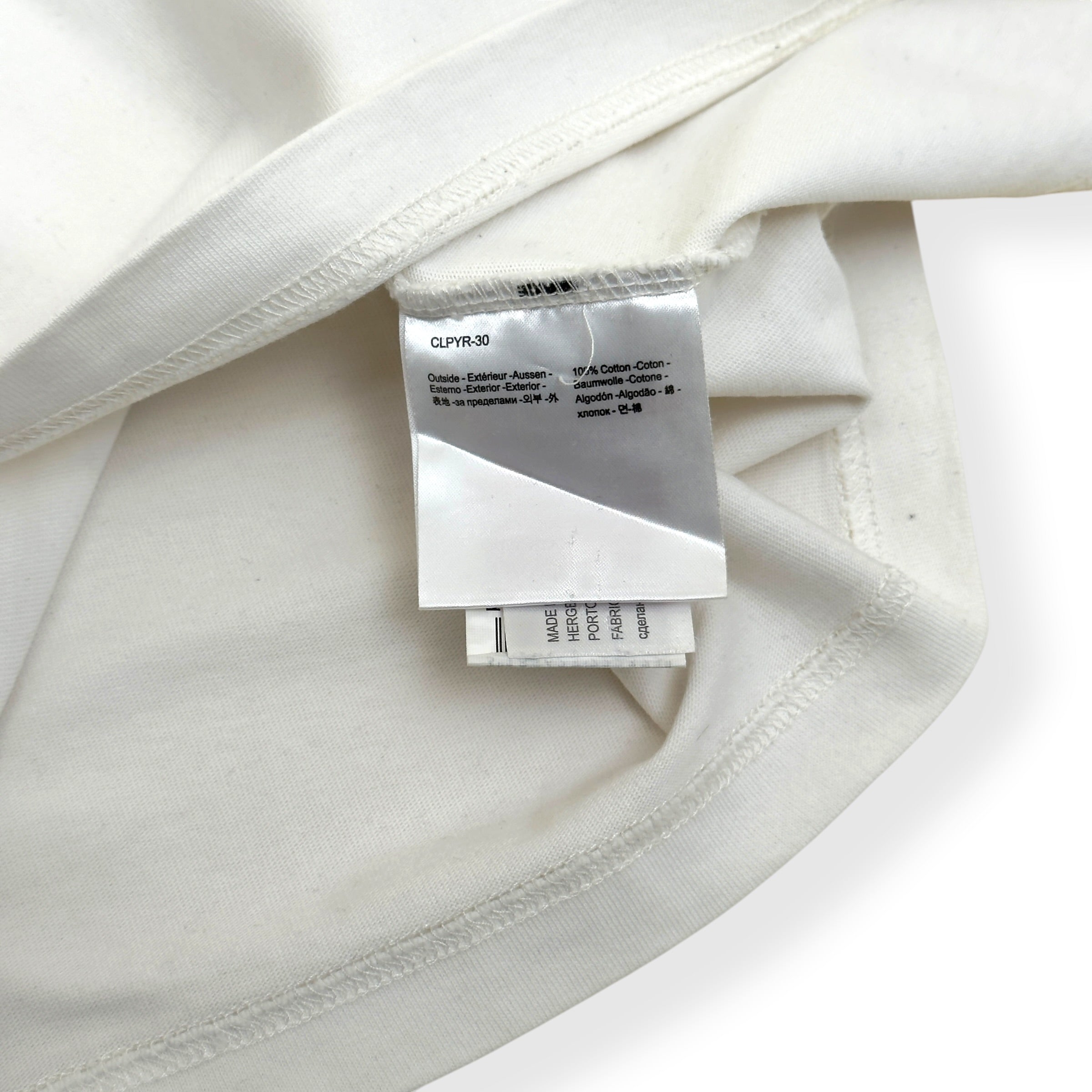 PYRENEX ECHO COTTON LOGO T-SHIRT MILK L