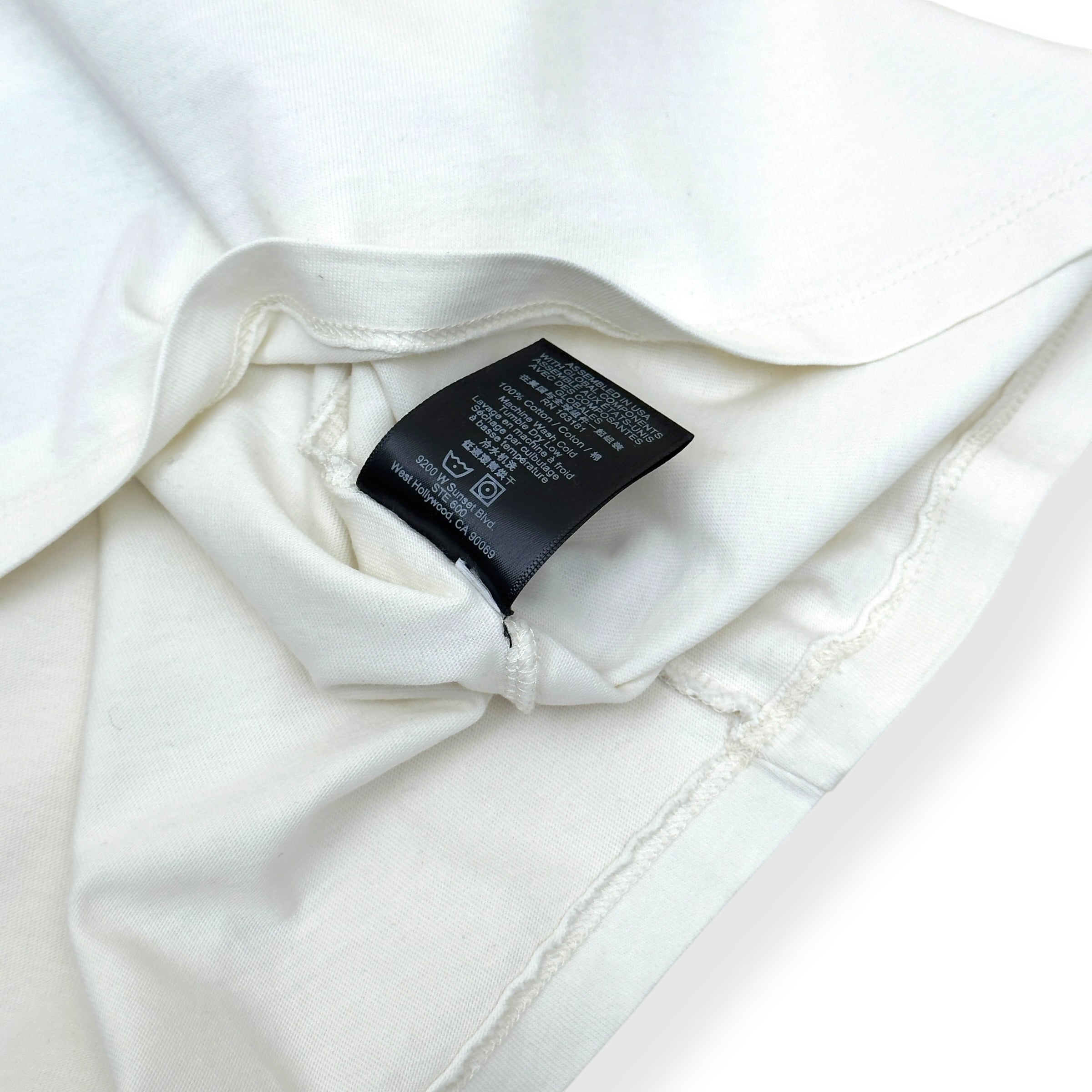 RHUDE GRAND CRU T-SHIRT VINTAGE WHITE XL