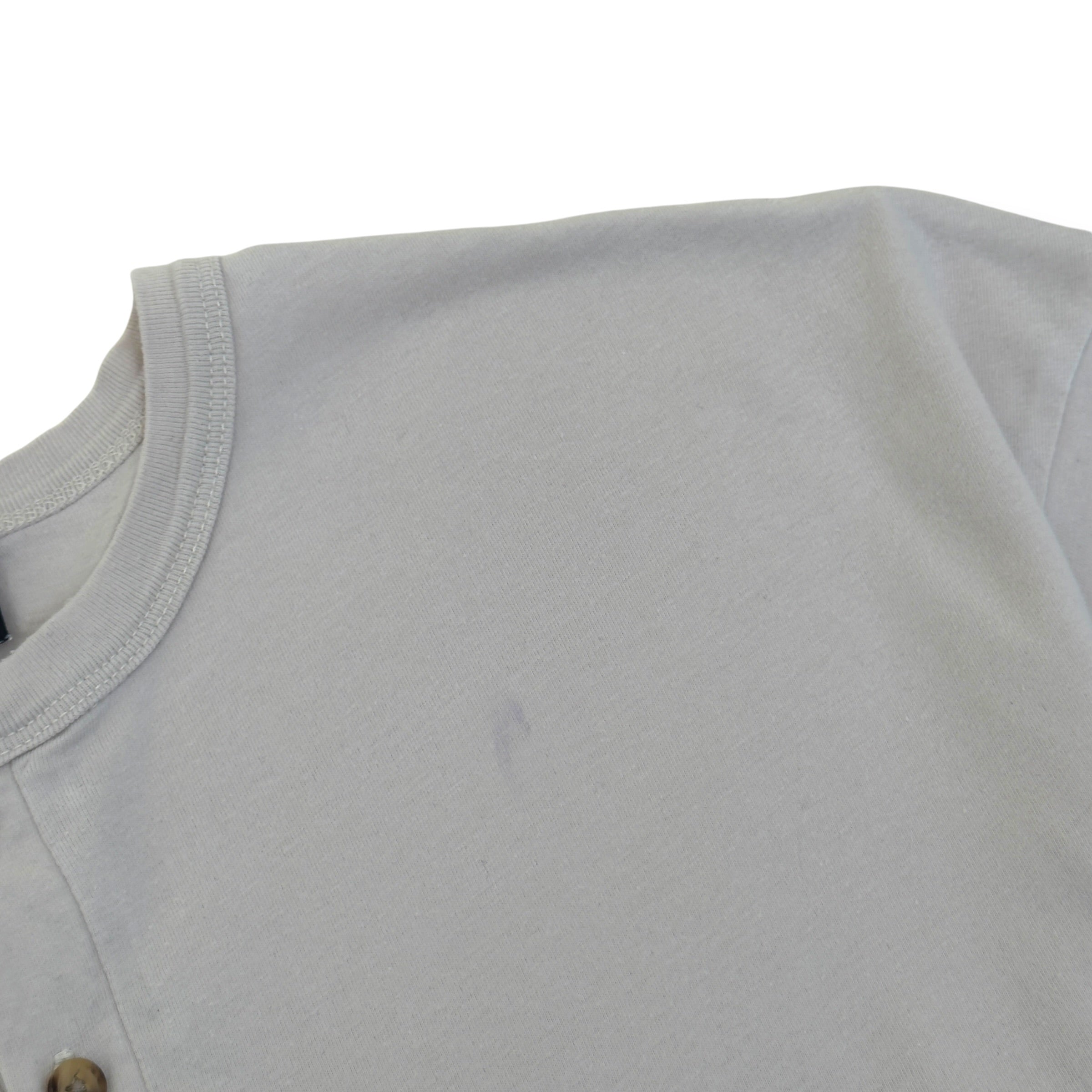 FEAR OF GOD GRAYS HENLEY T-SHIRT CREAM / BLACK S