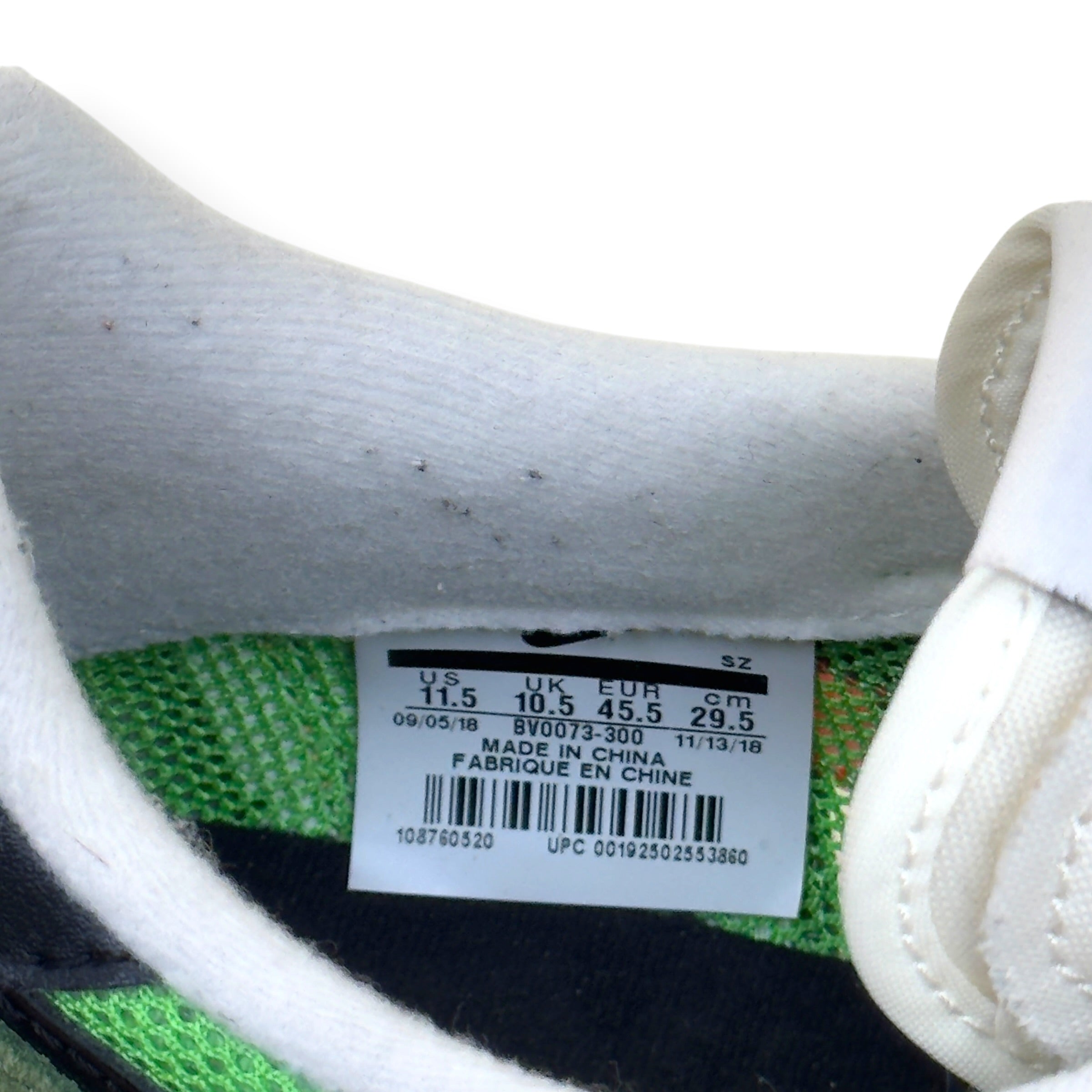 NIKE X SACAI LDWAFFLE SNEAKER GREEN GUSTO UK10.5