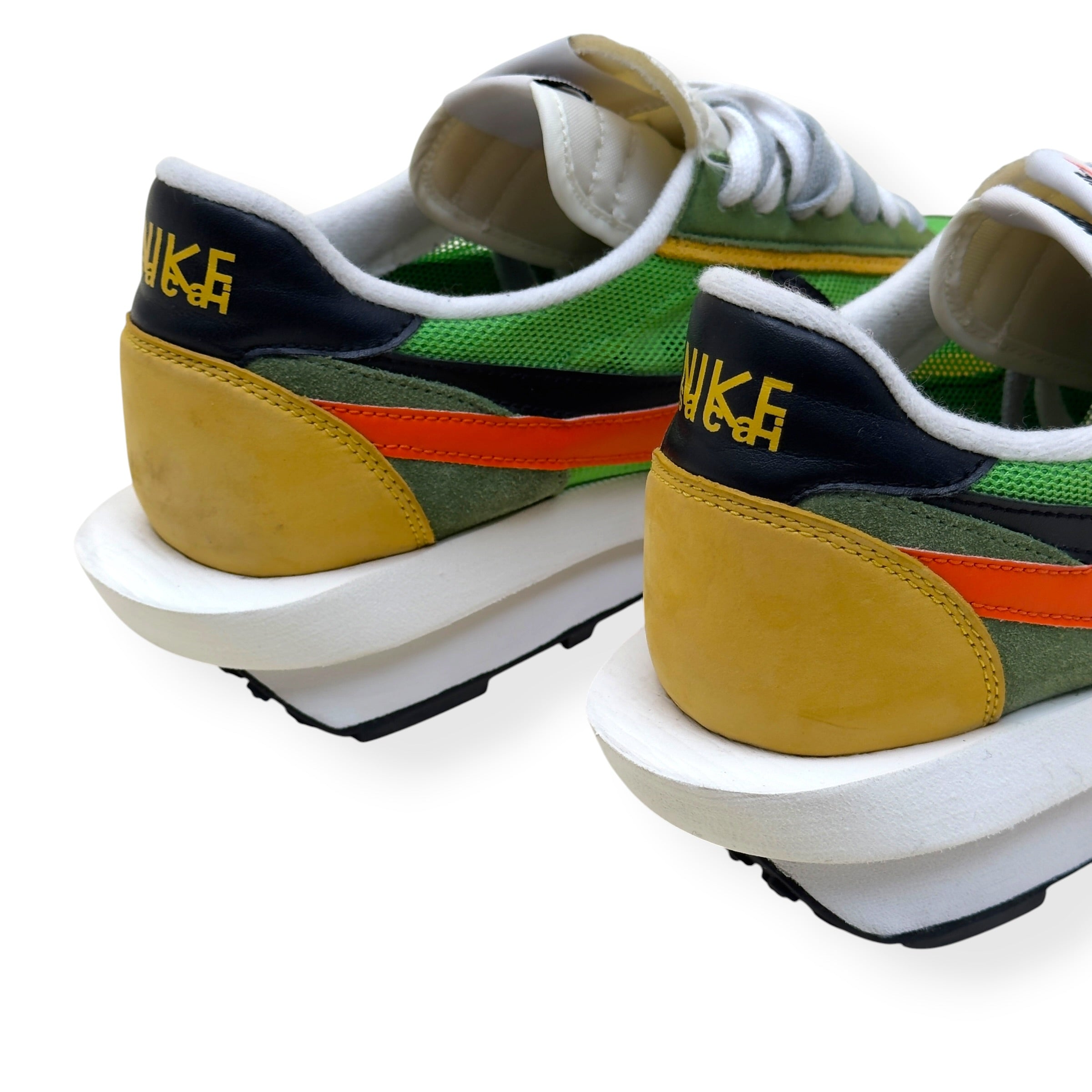 NIKE X SACAI LDWAFFLE SNEAKER GREEN GUSTO UK10.5