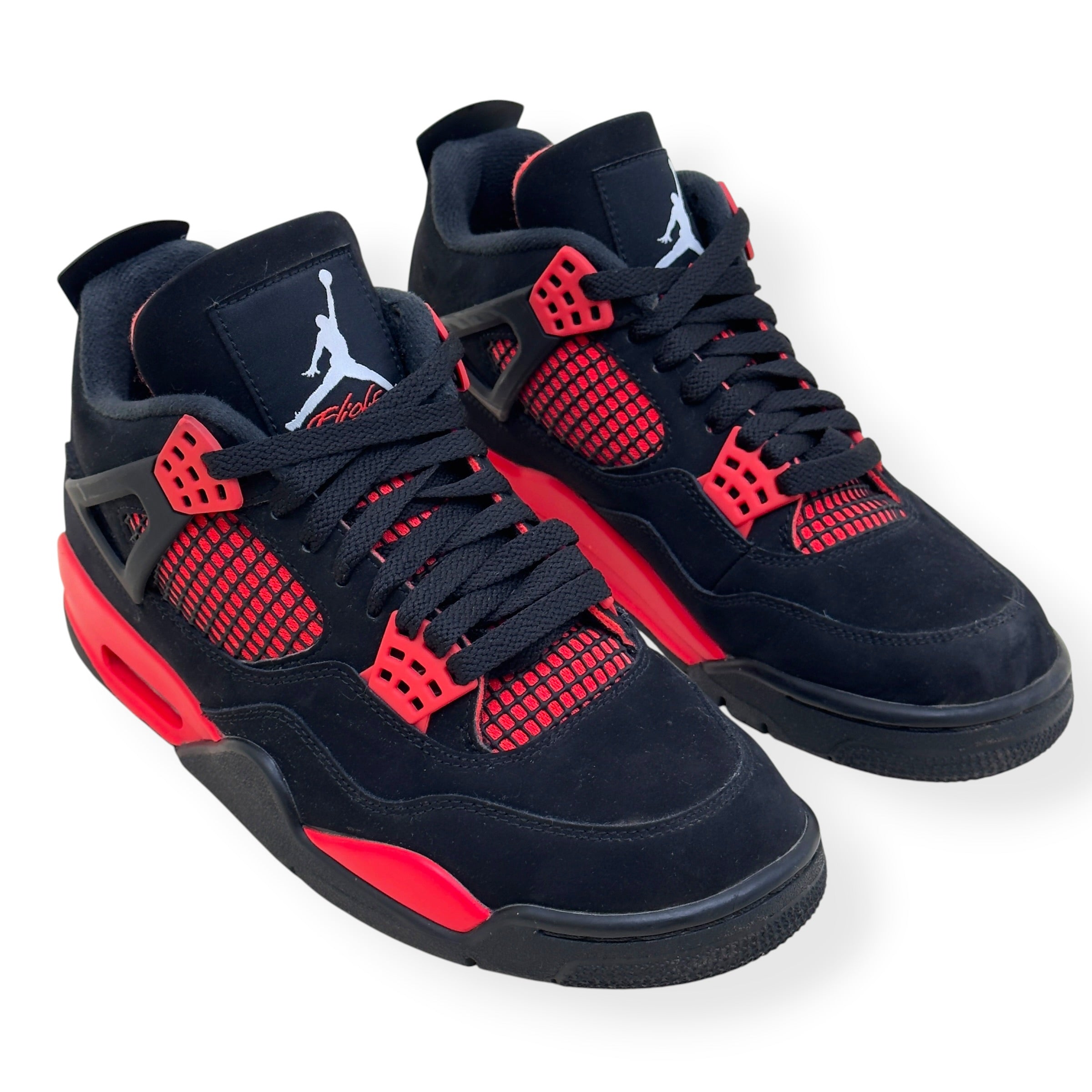 NIKE AIR JORDAN 4 SNEAKER RED THUNDER UK6.5
