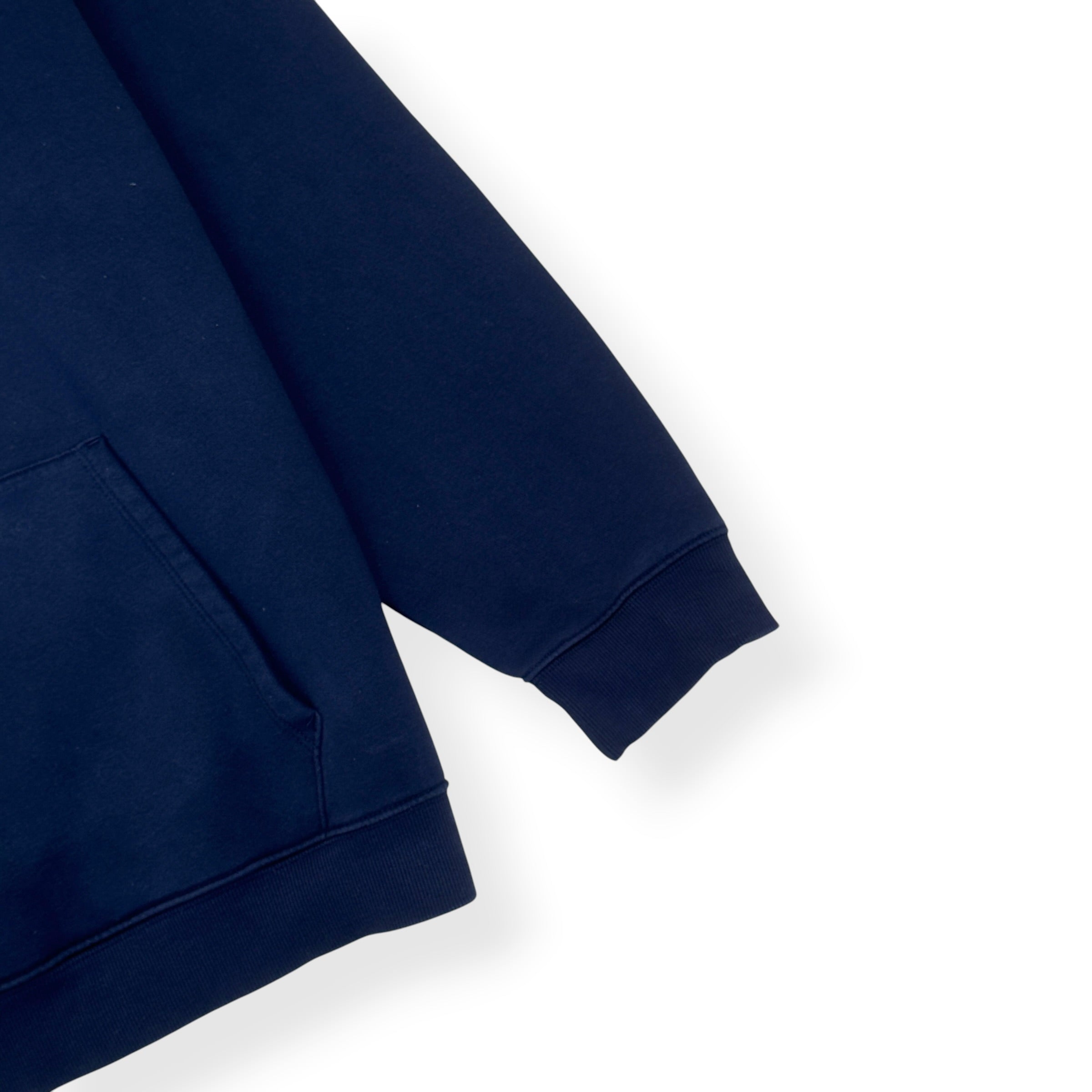 SKIMS FLEECE LOUNGE RELAXED HOODIE NAVY XL