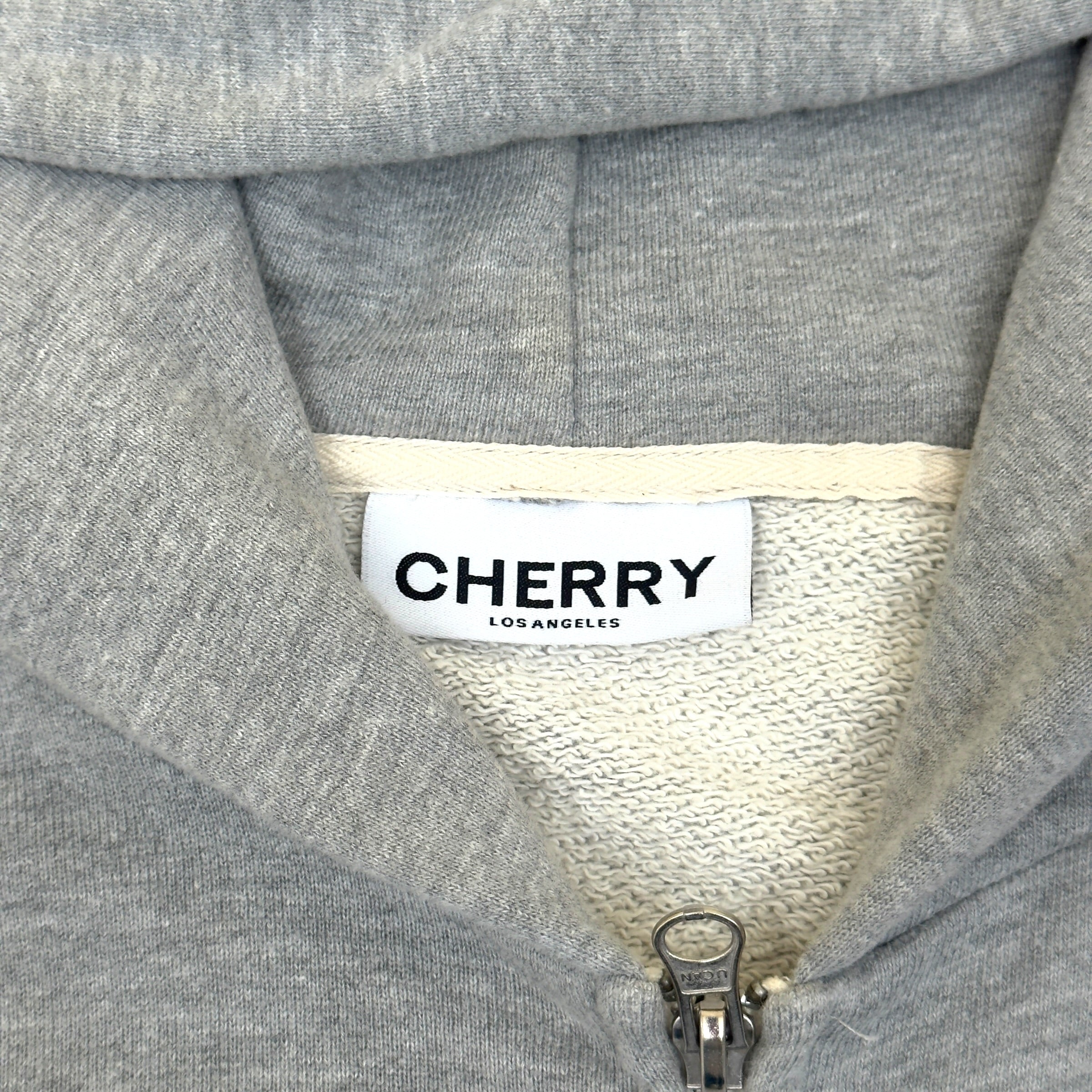 CHERRY LA ZIP-UP HOODIE GREY / BLUE XL