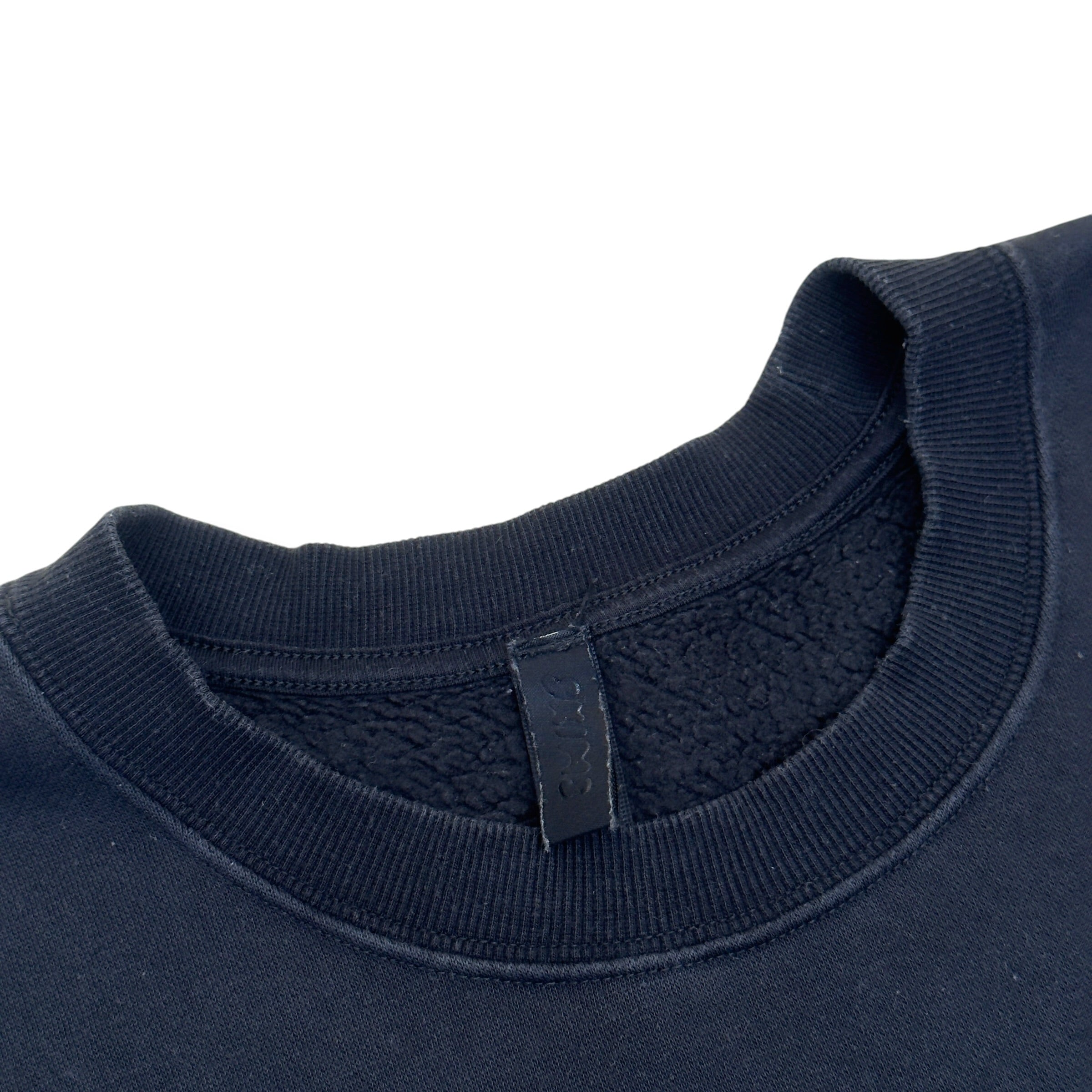 SKIMS FLEECE LOUNGE SWEATSHIRT BLACK XL