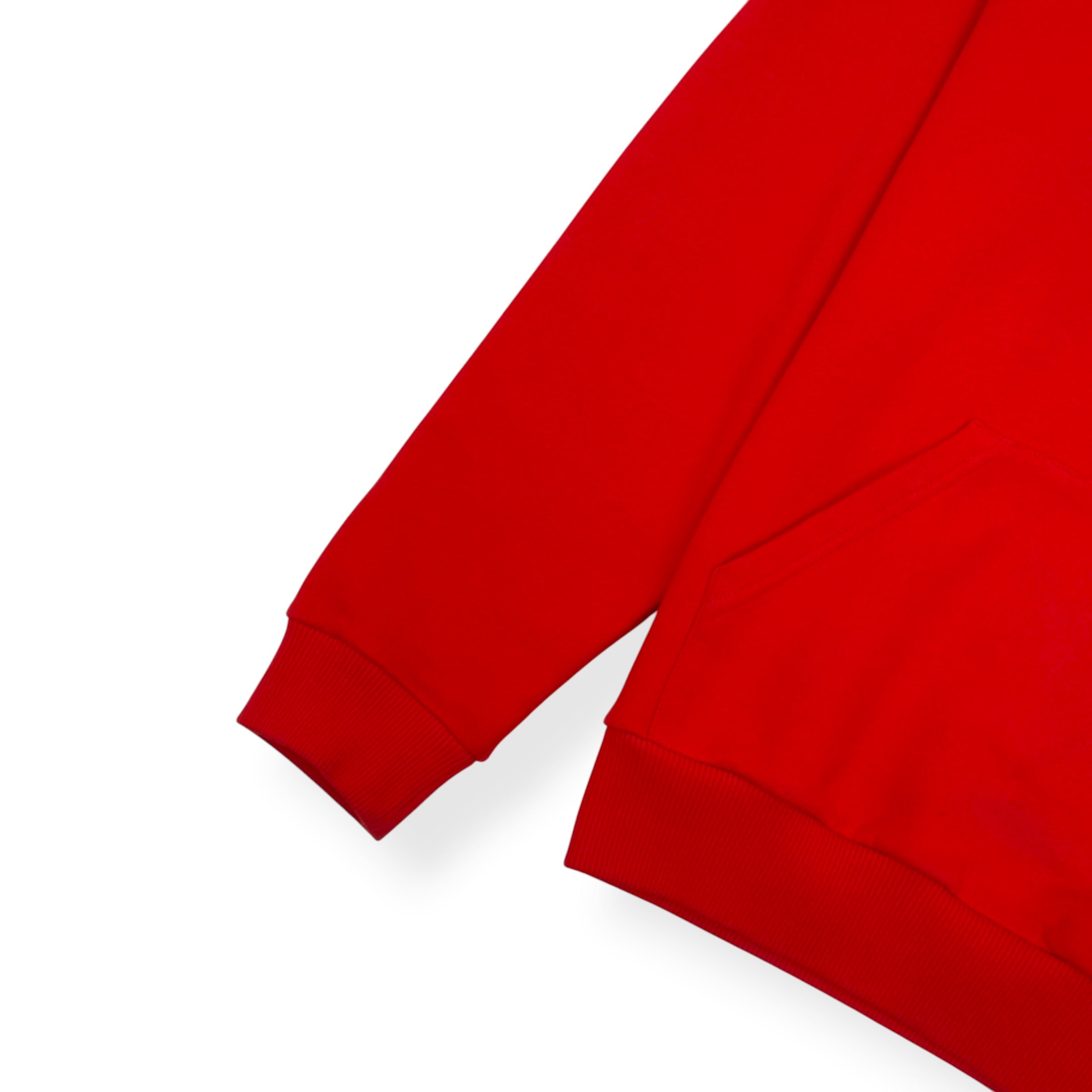 GIVENCHY LOGO HOODIE RED XS