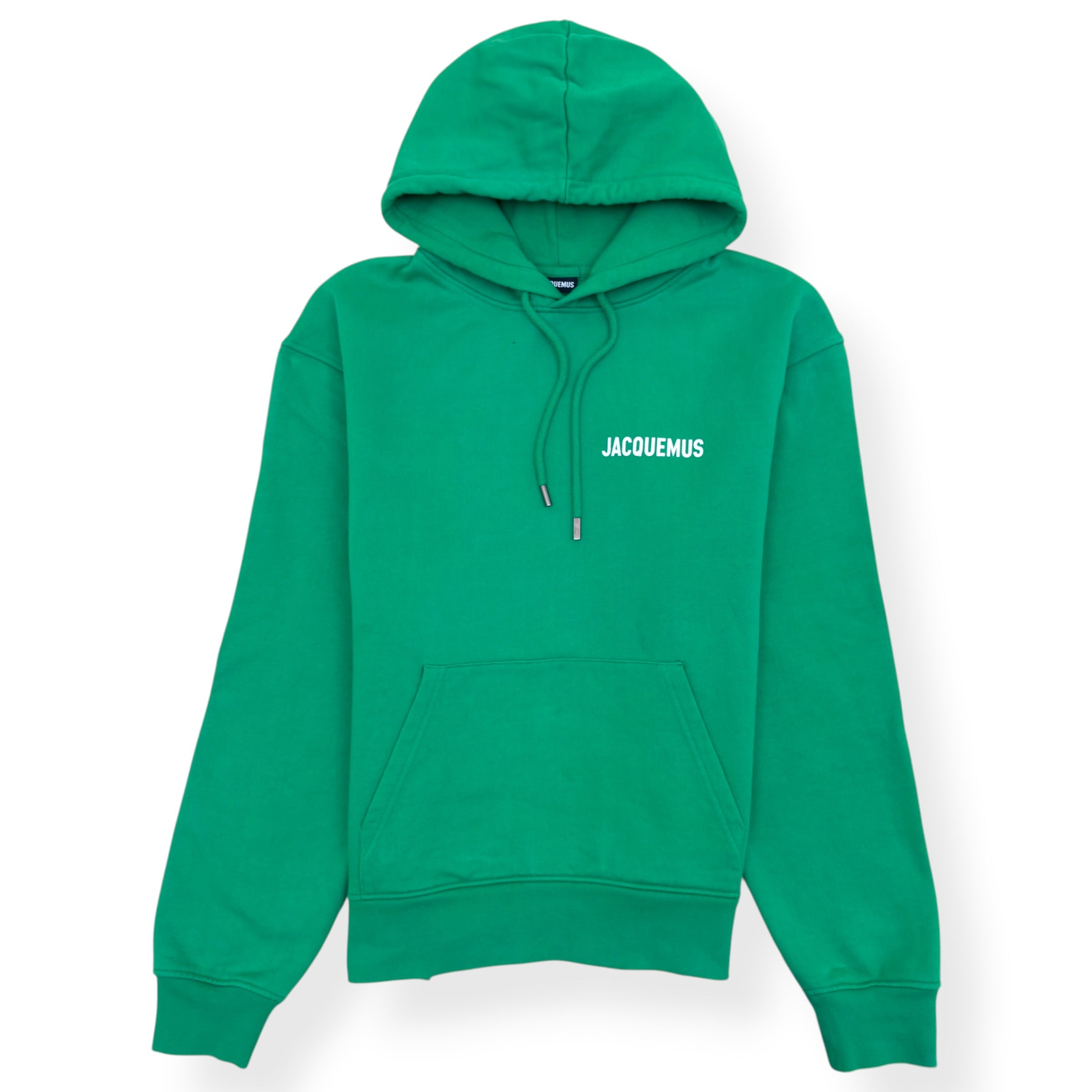 JACQUEMUS LOGO HOODIE GREEN L