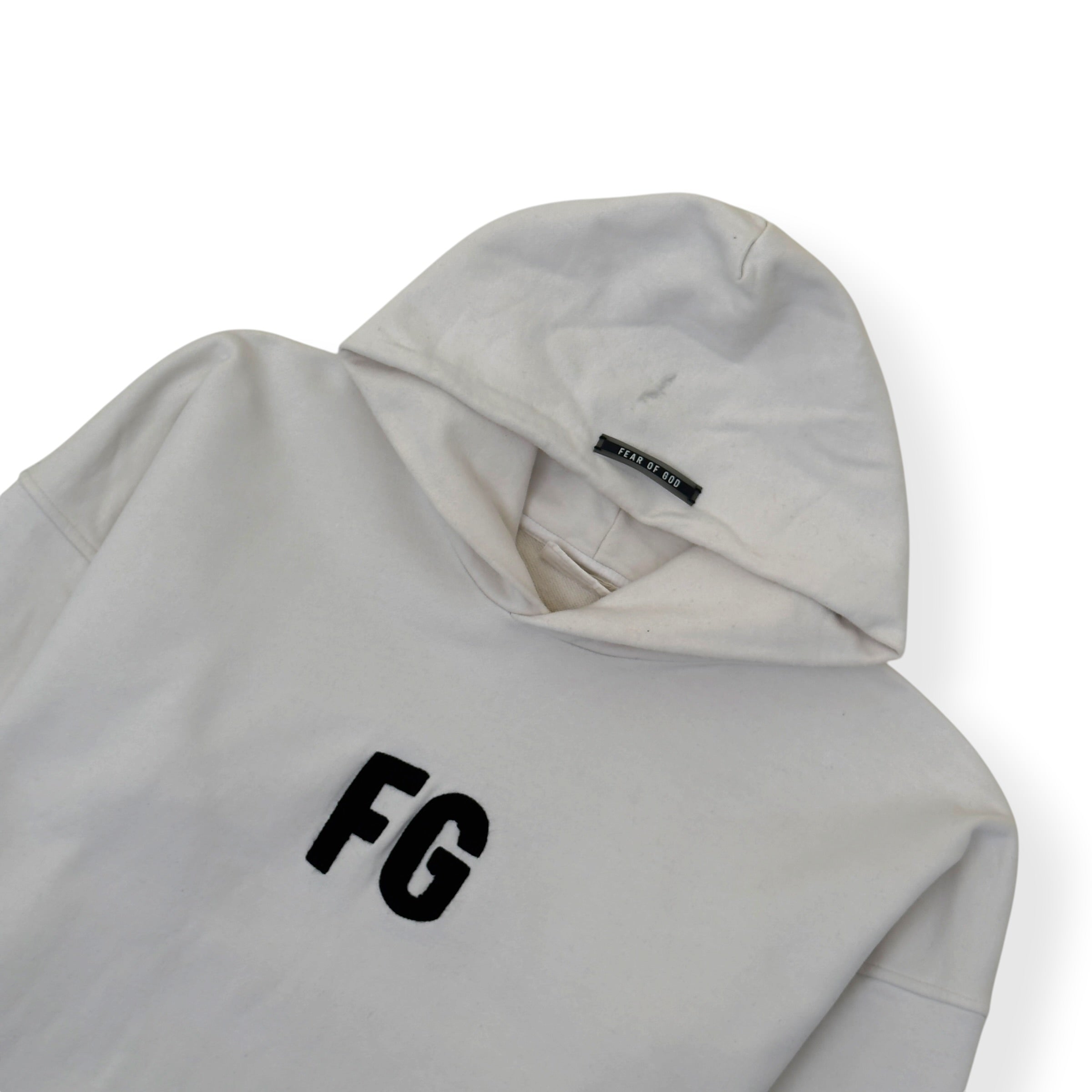 FEAR OF GOD SIXTH COLLECTION HOODIE CREAM / BLACK XL