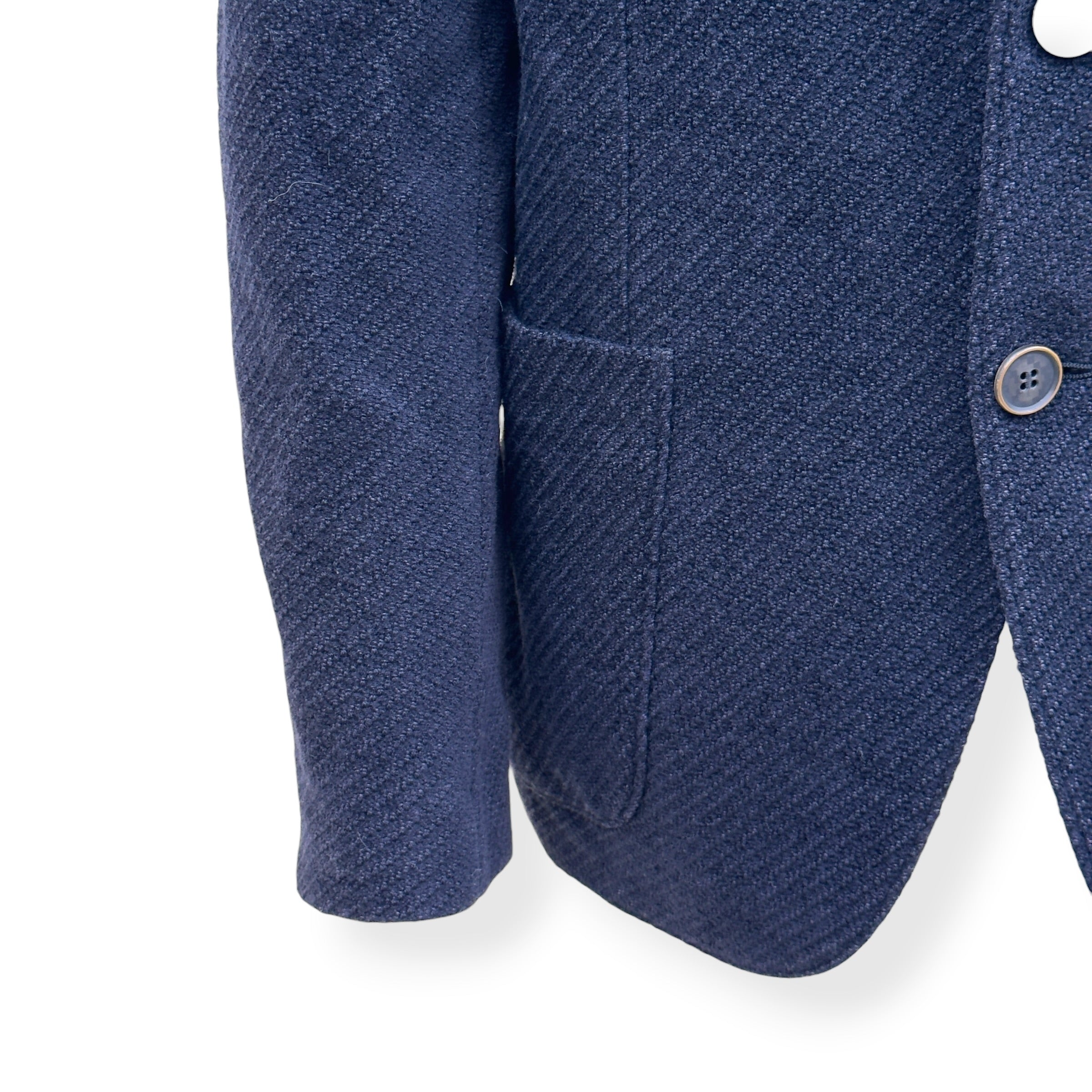 GIORGIO ARMANI UPTON WOOL BLAZER NAVY 54 / XL