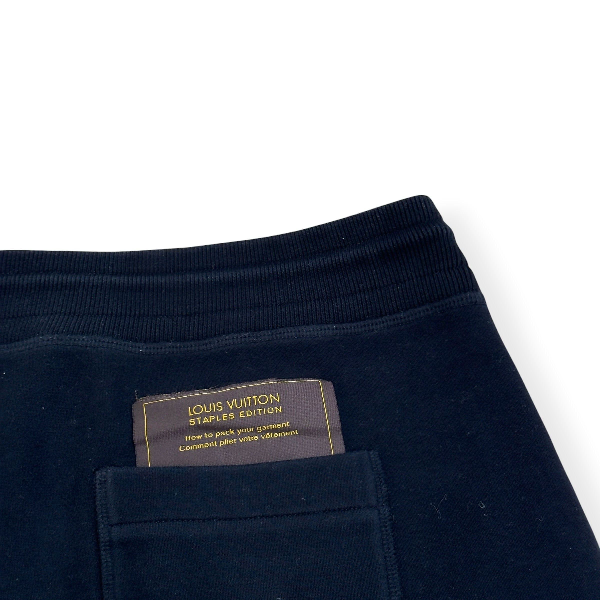 LOUIS VUITTON STAPLES EDITION SWEATPANTS BLACK XXL