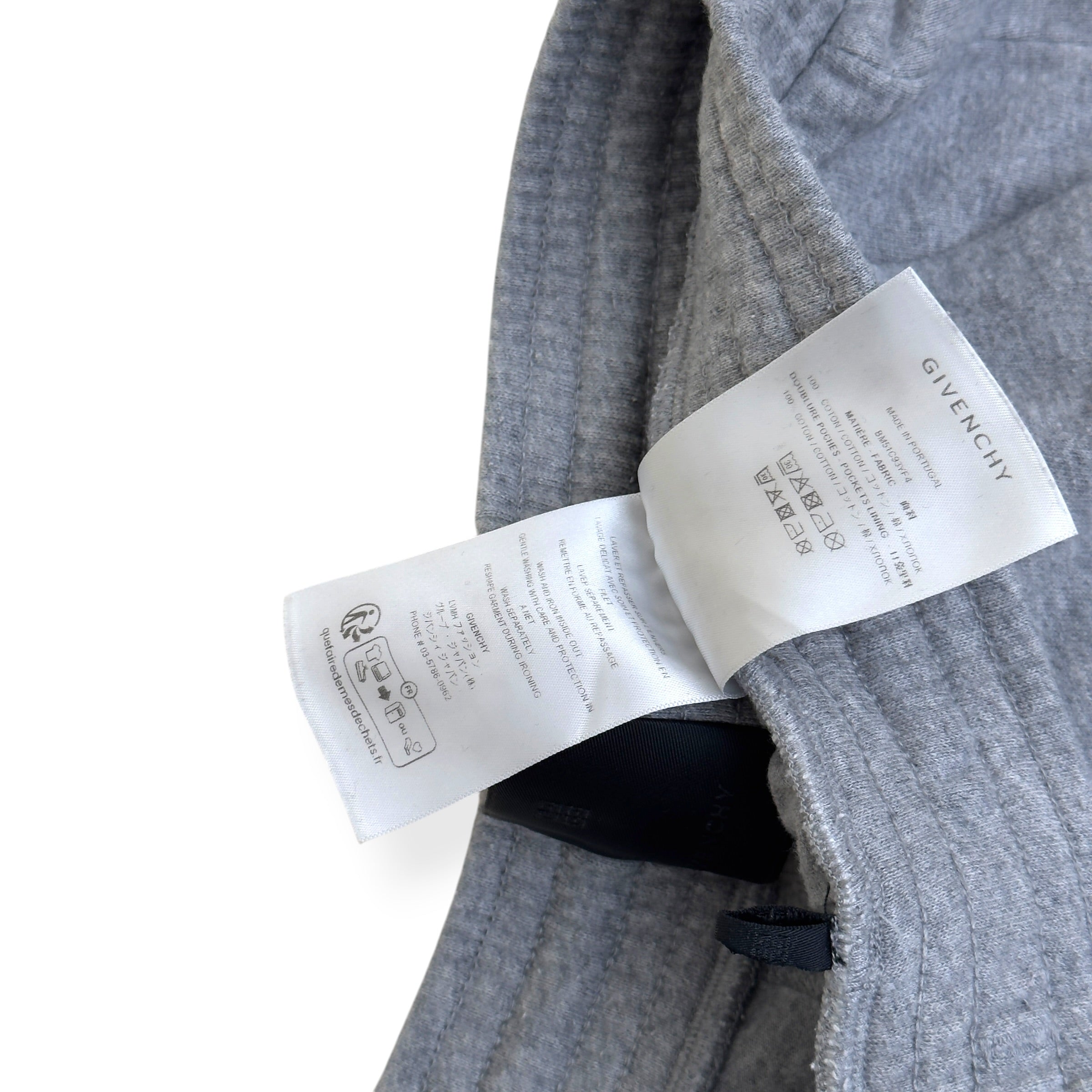 GIVENCHY CARGO SWEATPANTS HEATHER GREY L