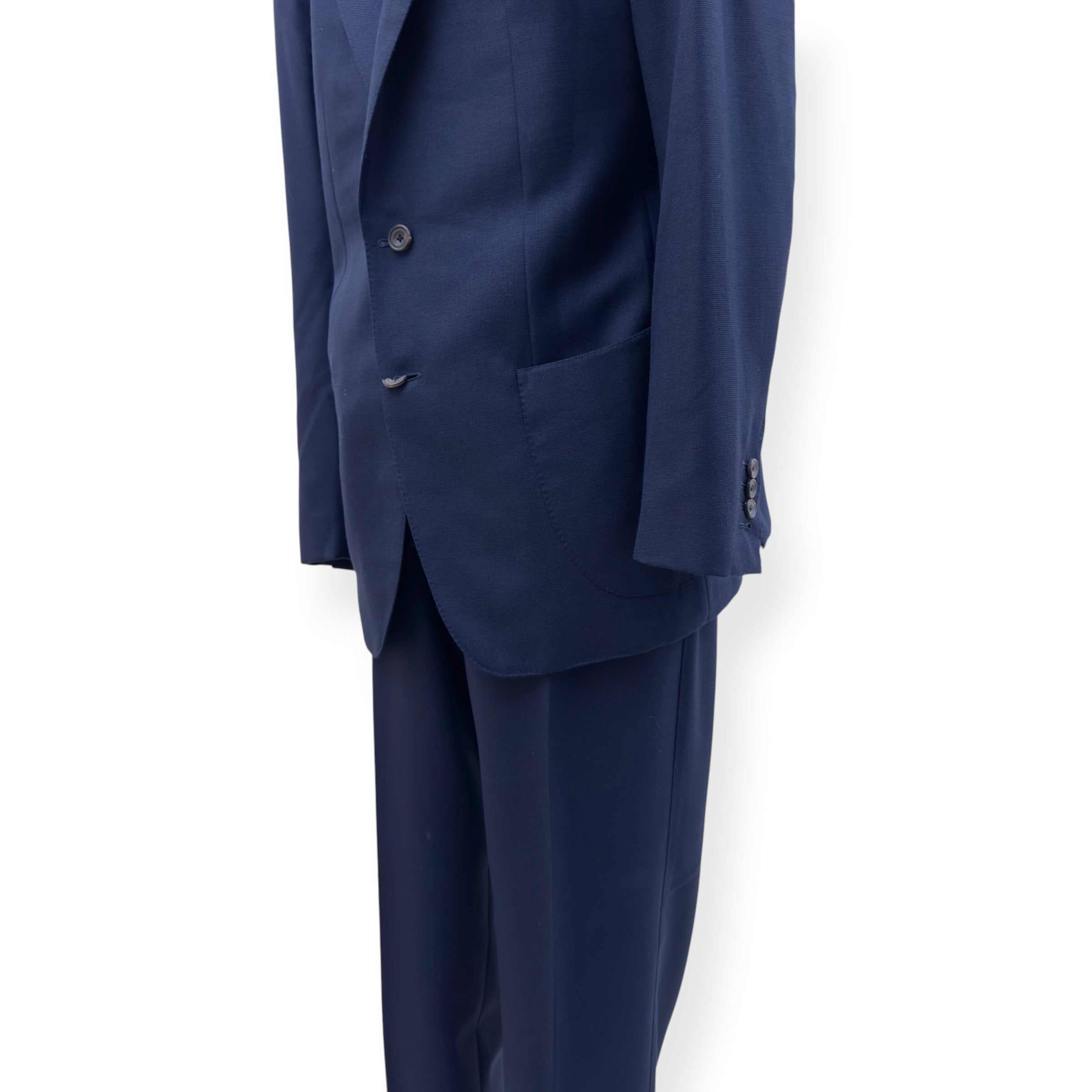 THOM SWEENEY WOOL SUIT NAVY 54 / XL