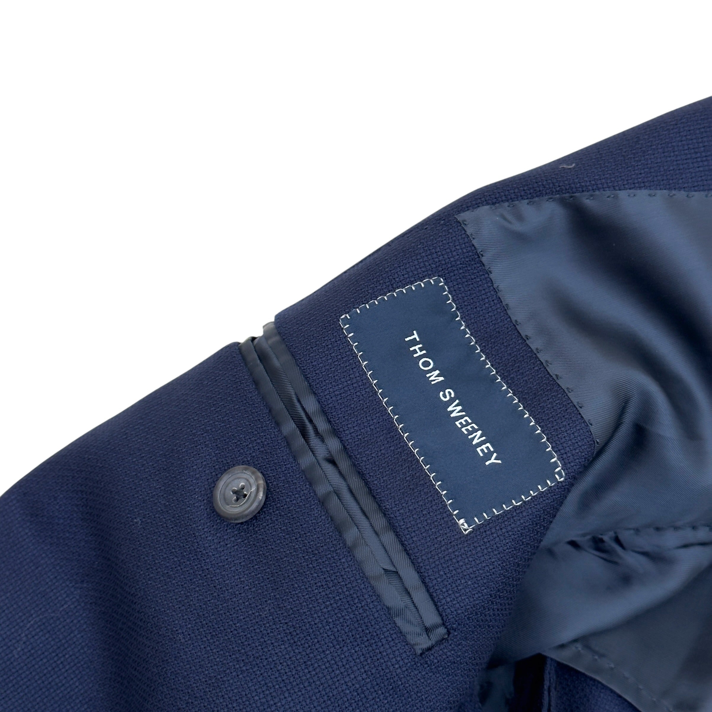 THOM SWEENEY WOOL SUIT NAVY 54 / XL