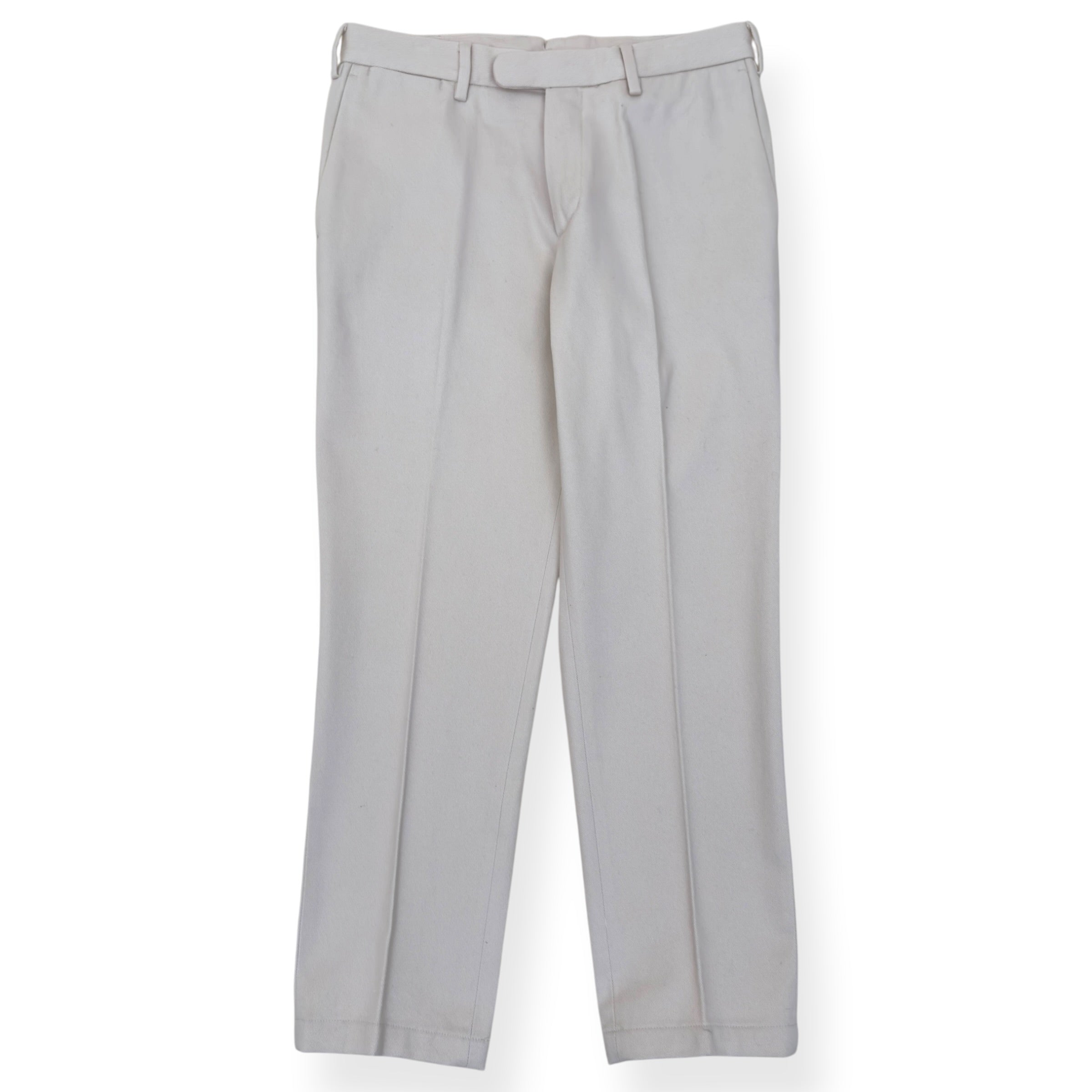 THOM SWEENEY COTTON TROUSERS CREM 50 / M