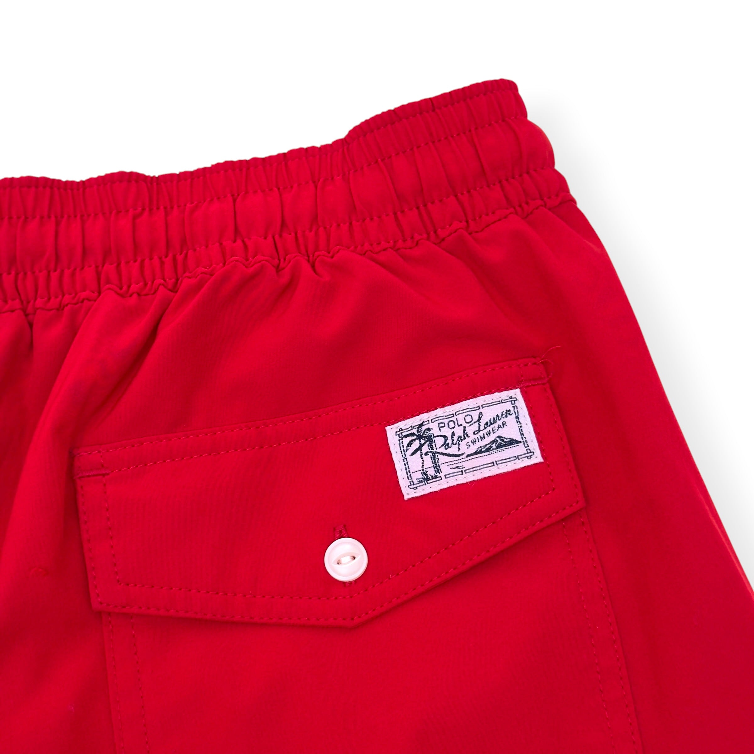 POLO RALPH LAUREN SWIM SHORTS RED XL