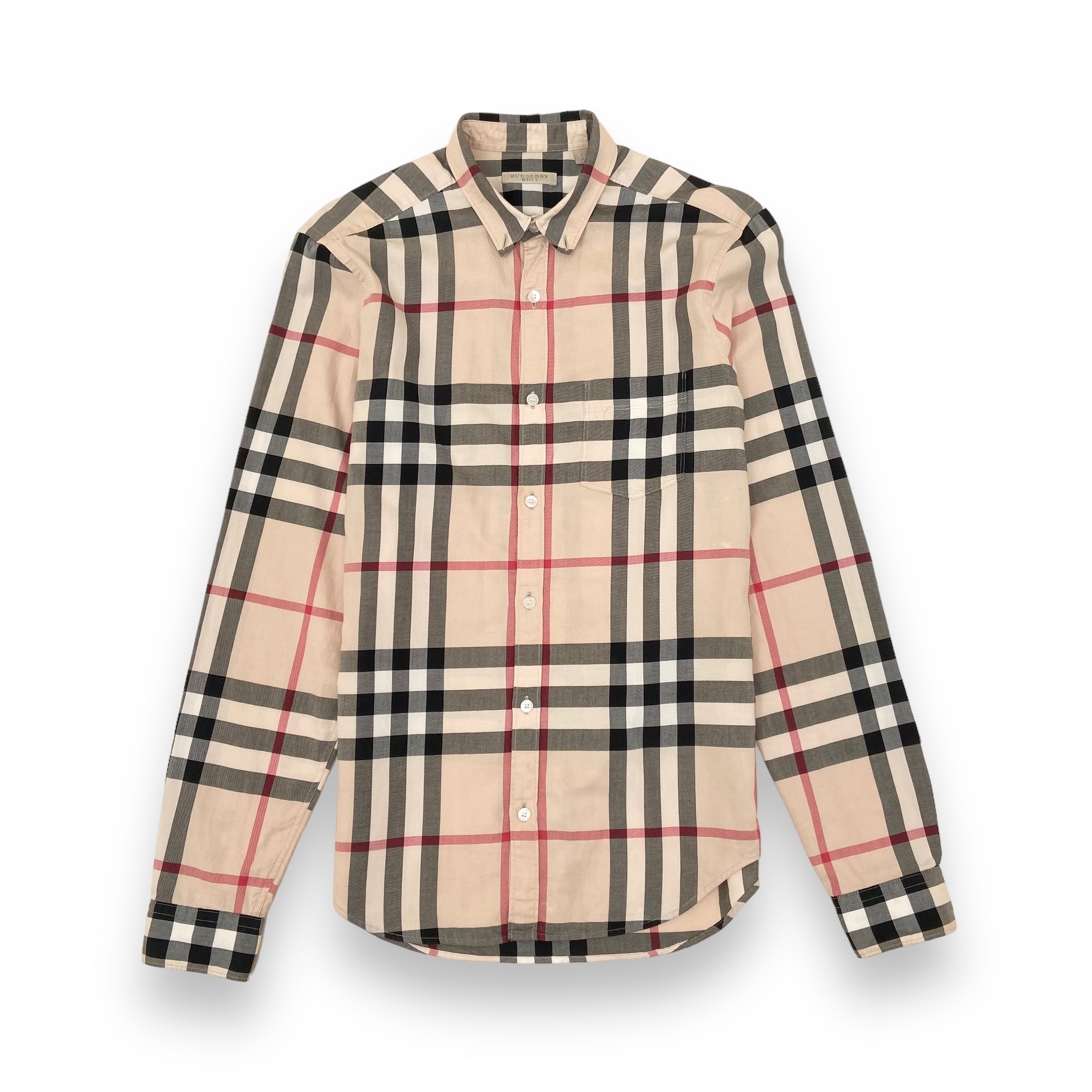 BURBERRY CHECKED SHIRT S
