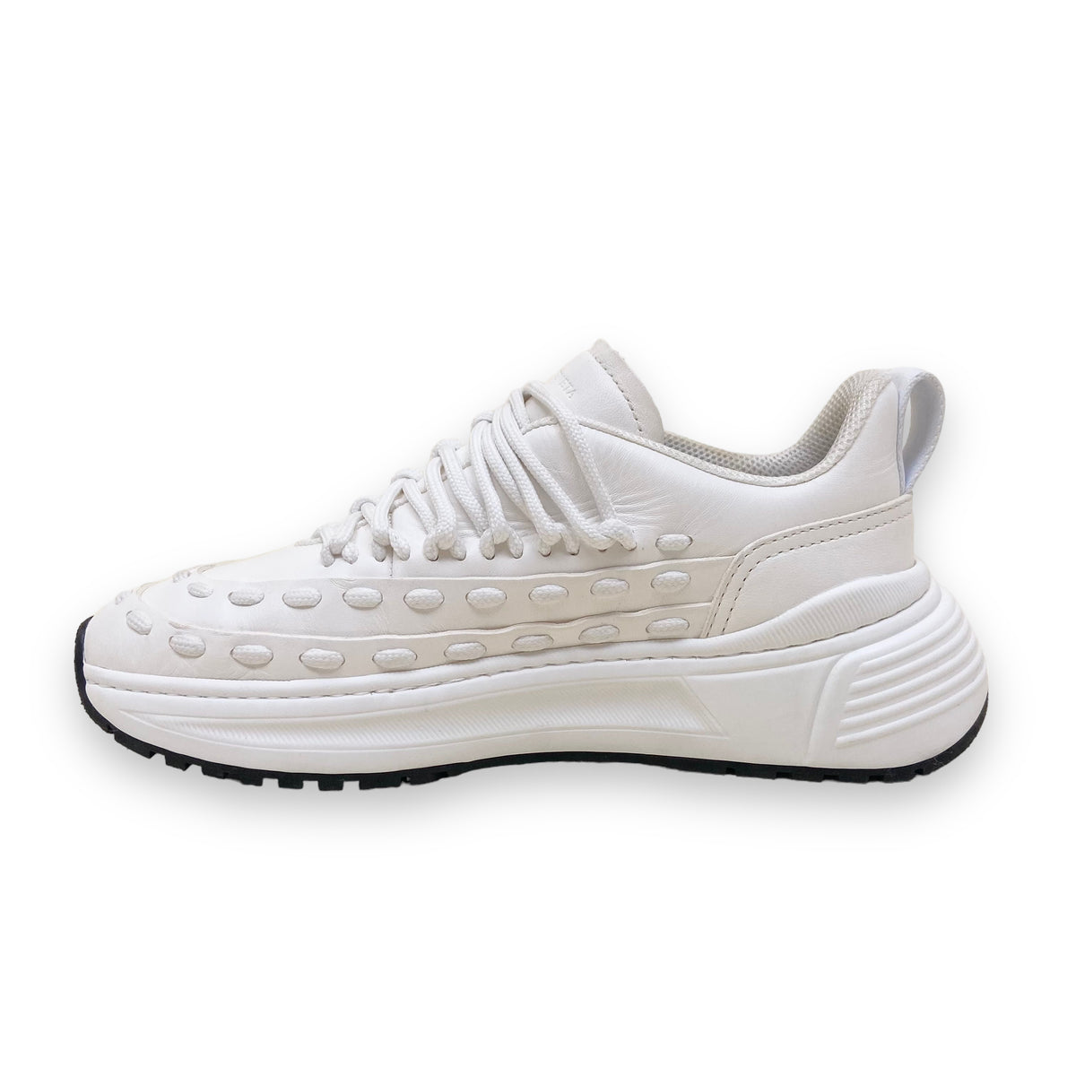 BOTTEGA VENETA LACE SPEEDSTER SNEAKERS WHITE UK6
