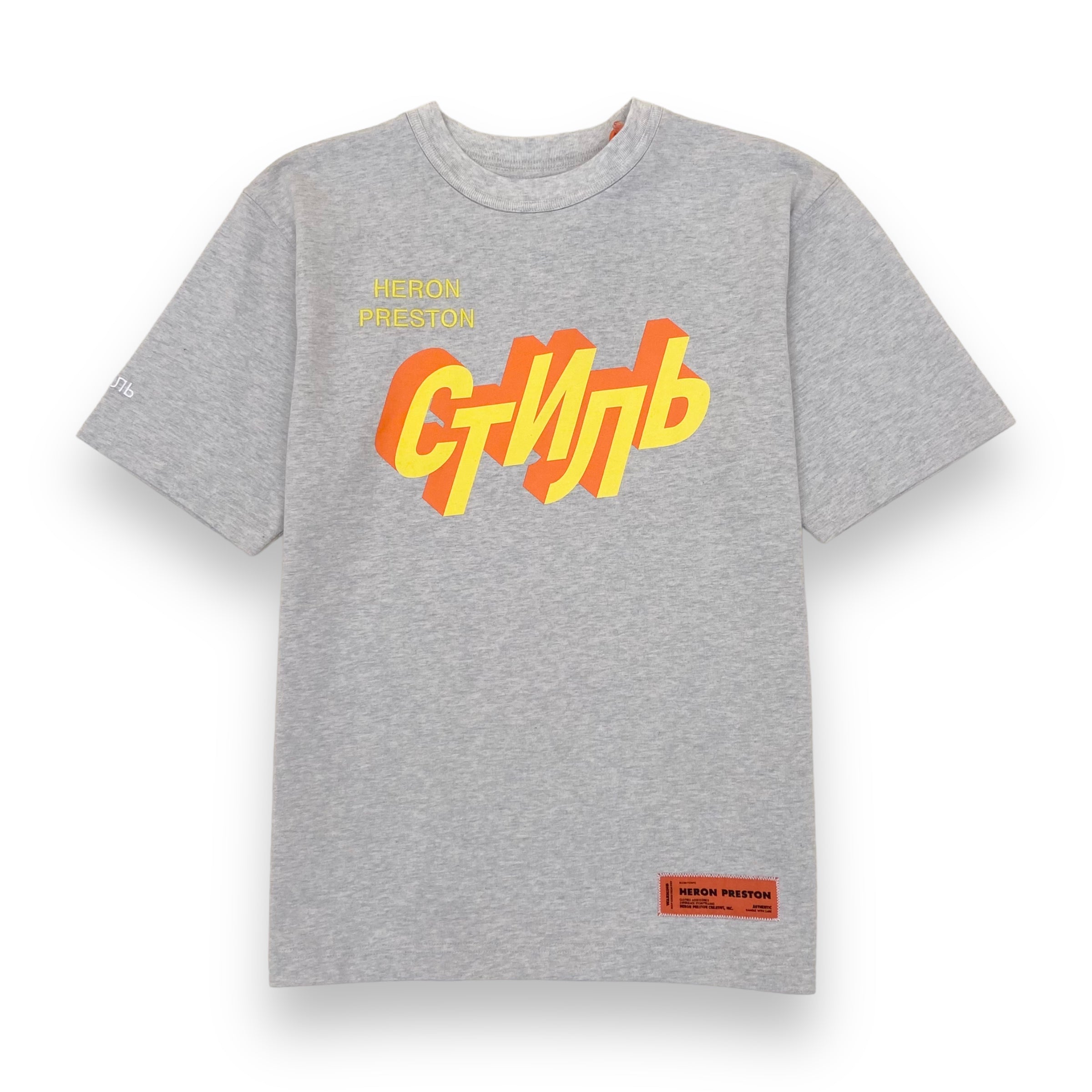 HERON PRESTON OVERSIZED T-SHIRT GREY XXS
