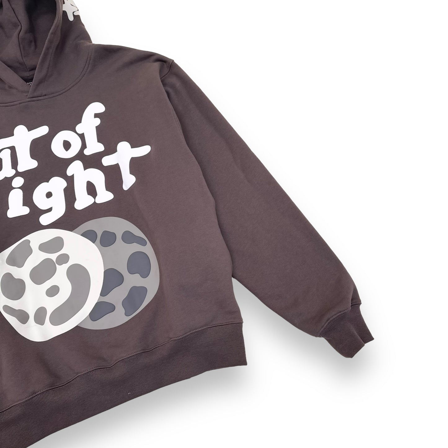 BROKEN PLANET OUT OF SIGHT COTTON HOODIE BROWN M