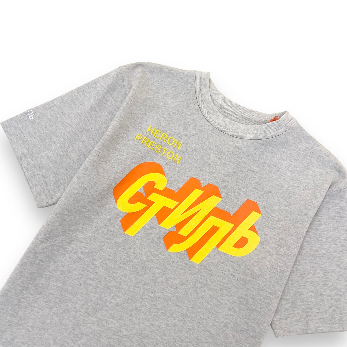 HERON PRESTON OVERSIZED T-SHIRT GREY XXS