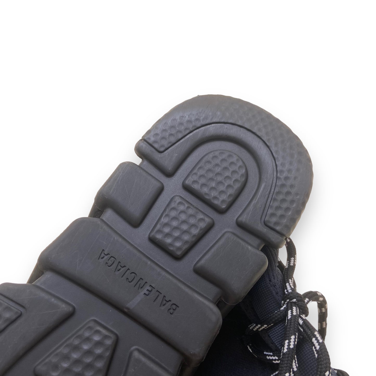BALENCIAGA SPEED LACE UP SNEAKERS BLACK UK8